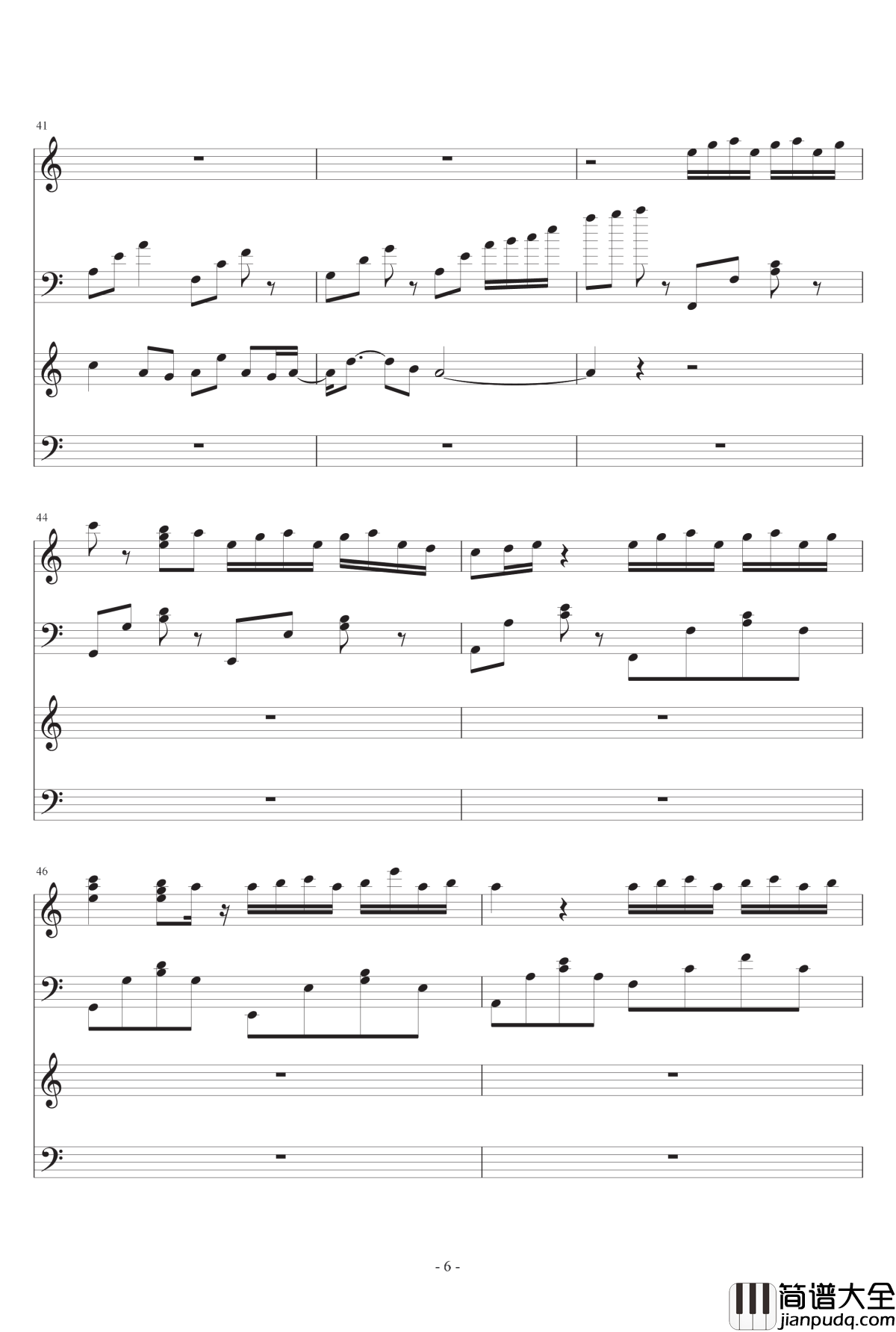 冬天时光钢琴谱_小室_教父