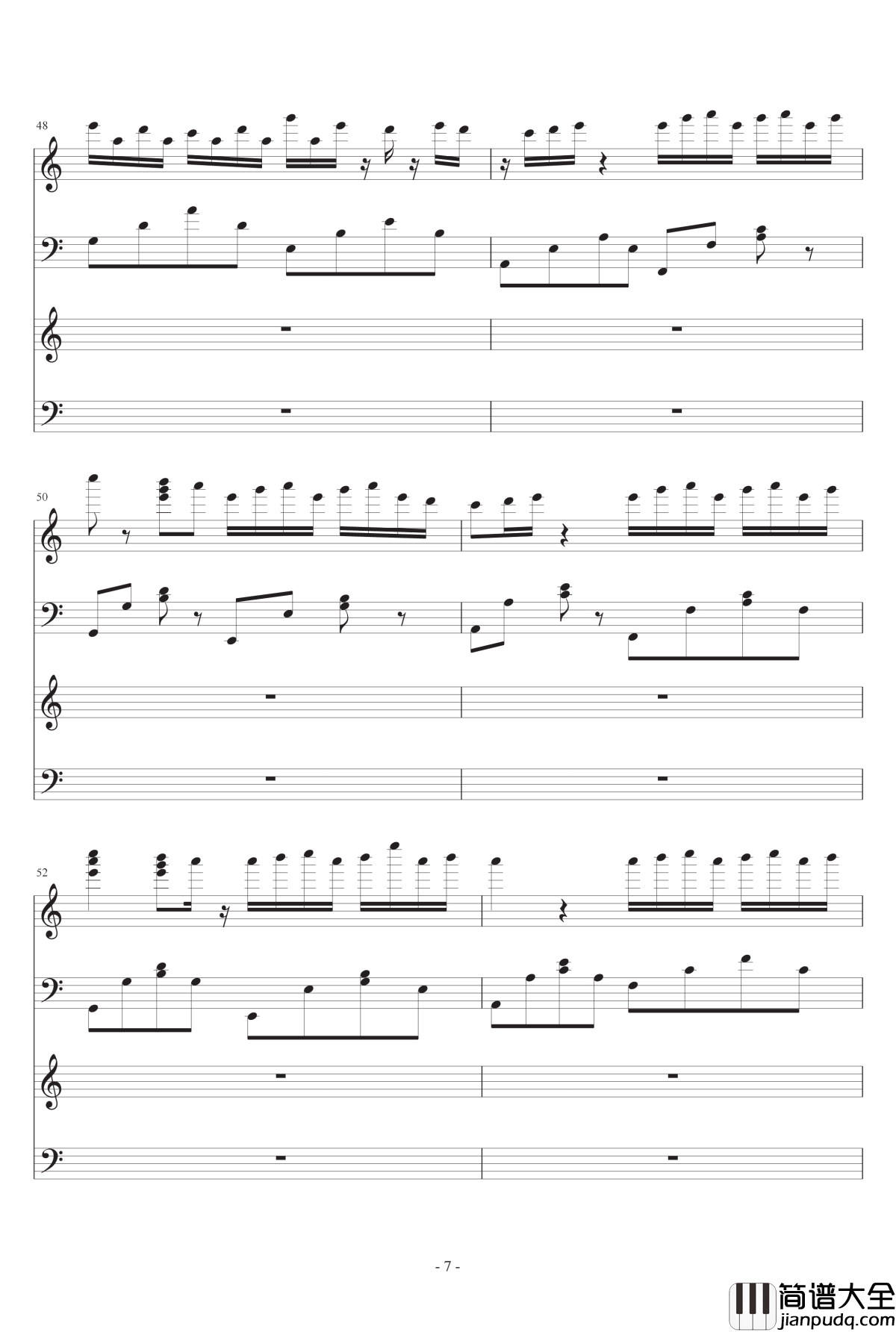 冬天时光钢琴谱_小室_教父