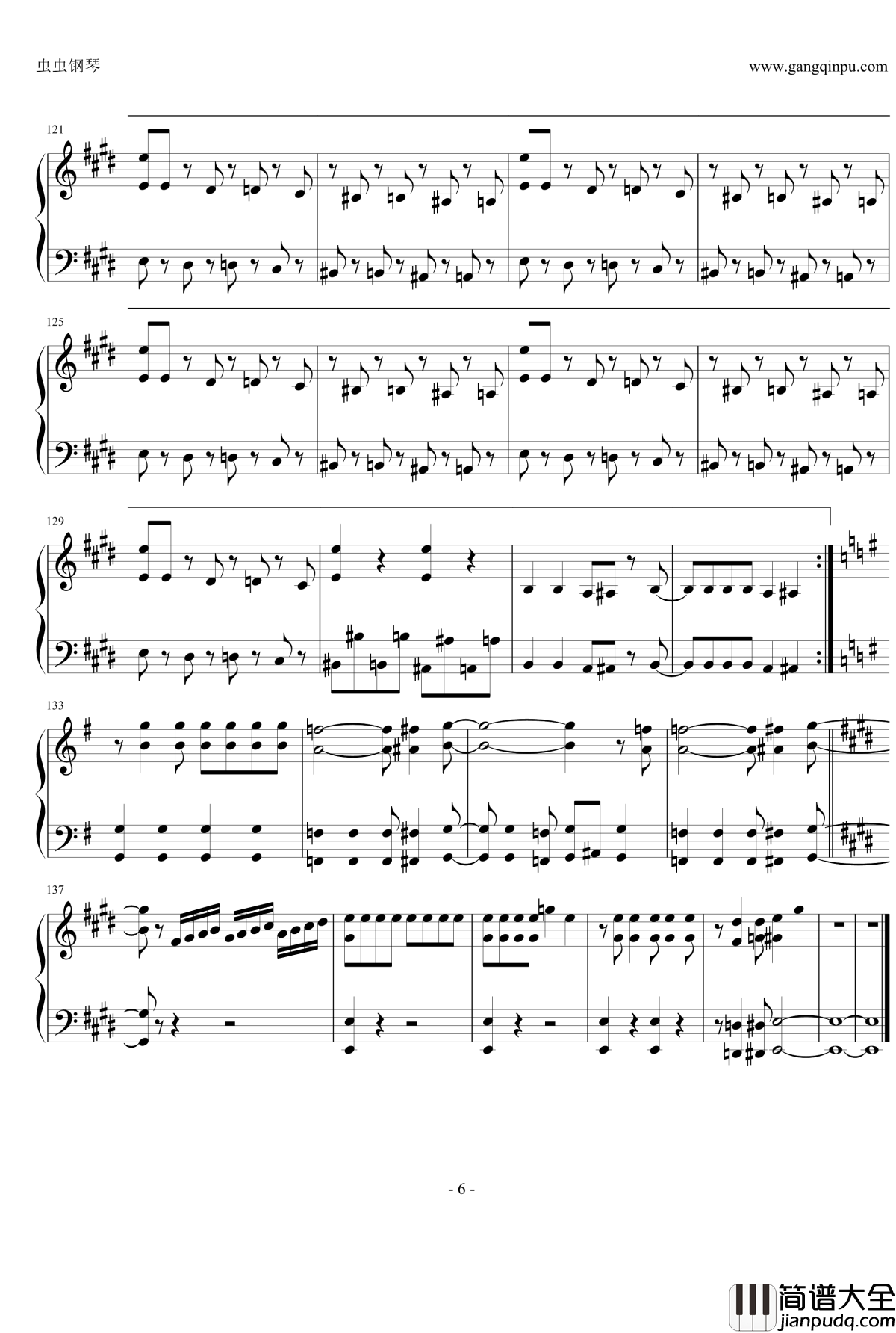 ココ☆ナツ钢琴谱_电影‘シロメ’主题歌_桃色幸运草Z