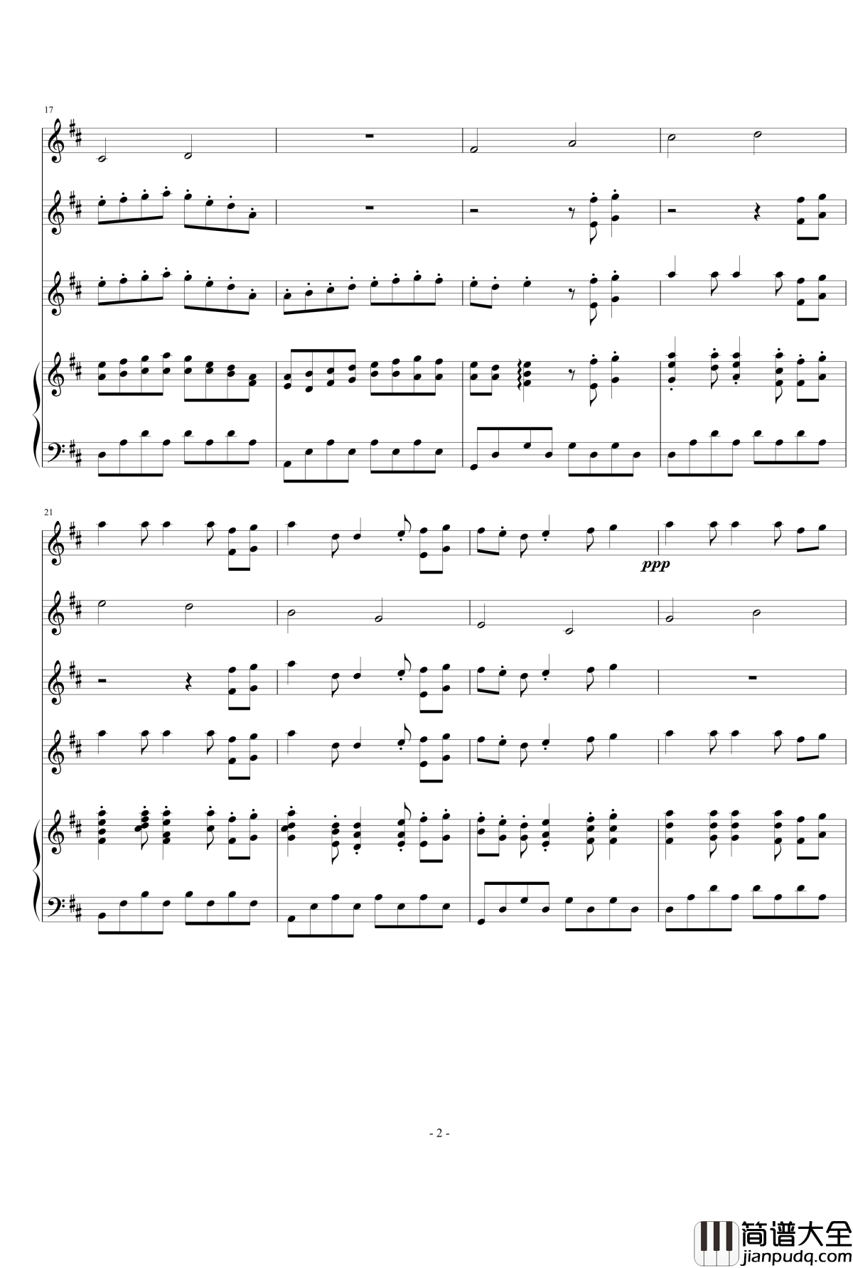 一开始我以为是风的声音钢琴谱_嗯嗯啊啊