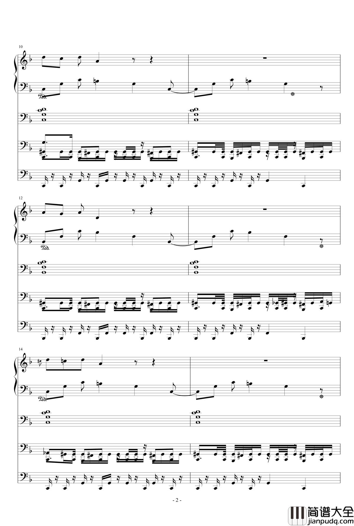 单相思钢琴谱_ellocz