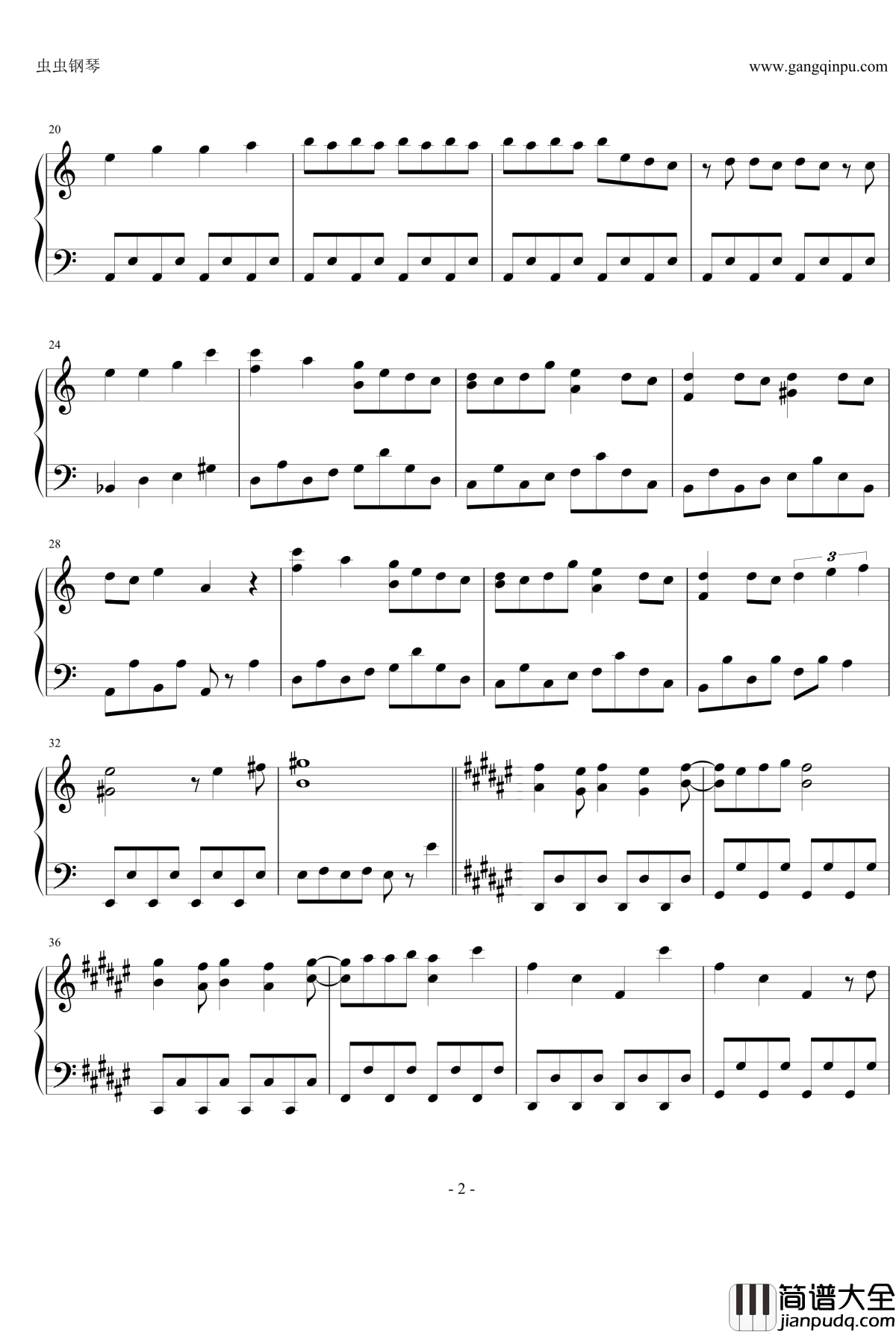 行くぜっ怪盗少女钢琴谱_桃色幸运草Z