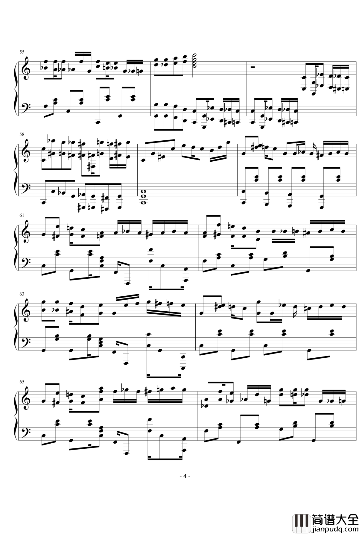 Jingle_Bells钢琴谱_大神求虐请入内_世界名曲