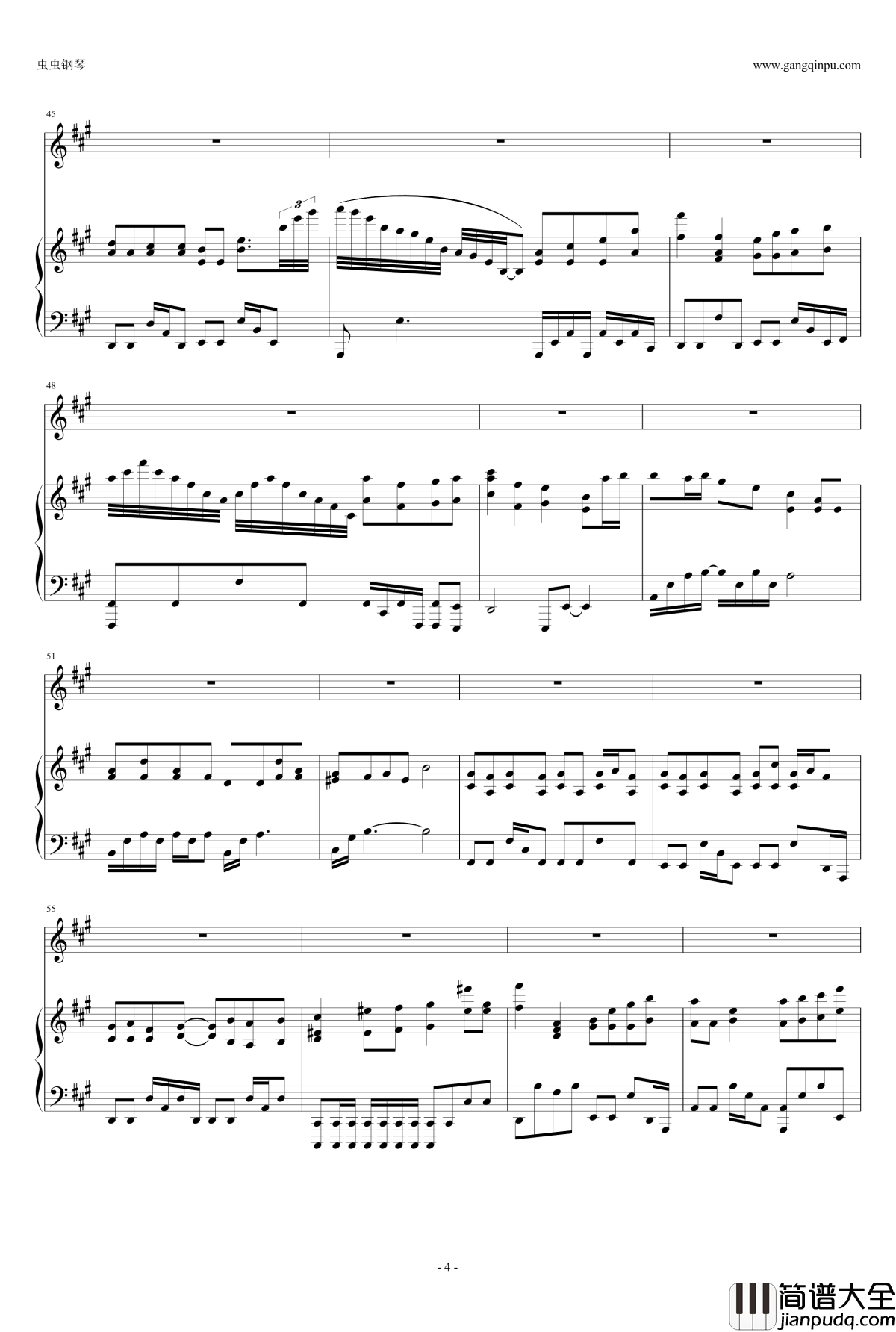 流浪记钢琴谱_杨宗纬_更容易上手