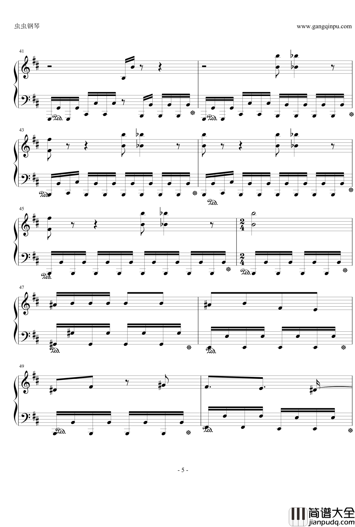 Pray钢琴谱_银魂_OP1