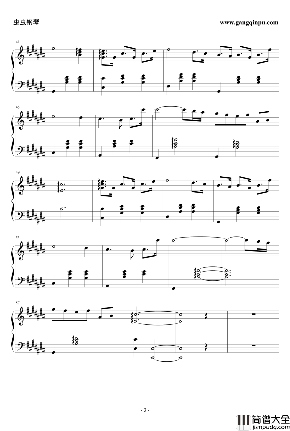 雨中漫步钢琴谱_Stepping_On_The_Rainy_Street_The_Daydream