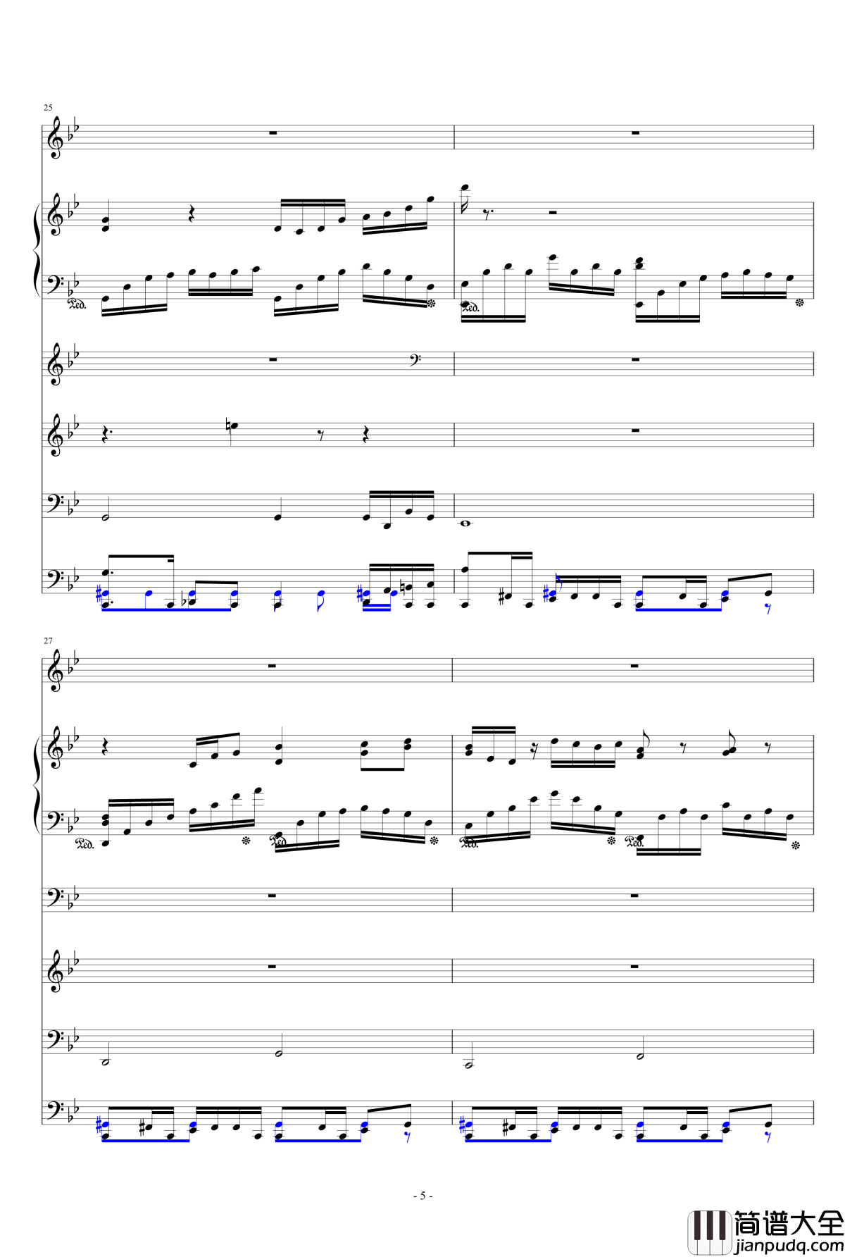 逃离自我钢琴谱_ellocz