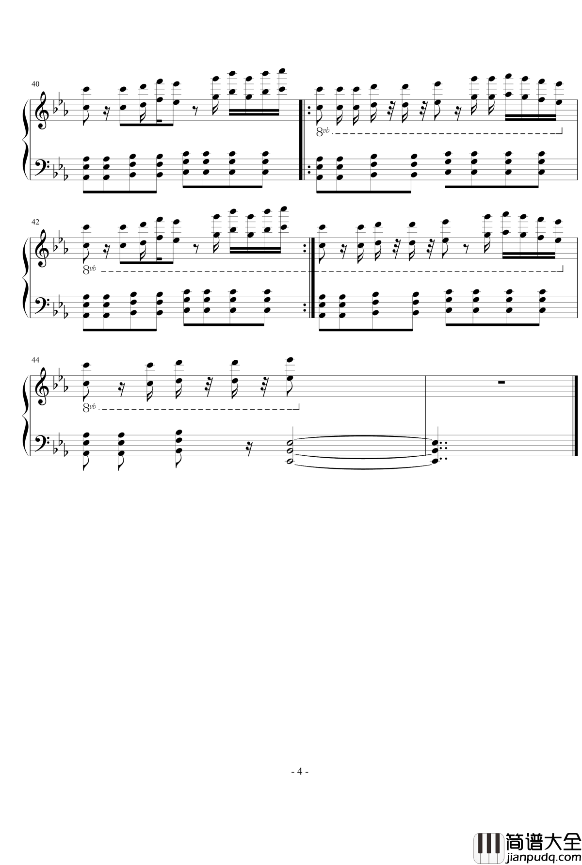 思乡之风钢琴谱_水手森巴