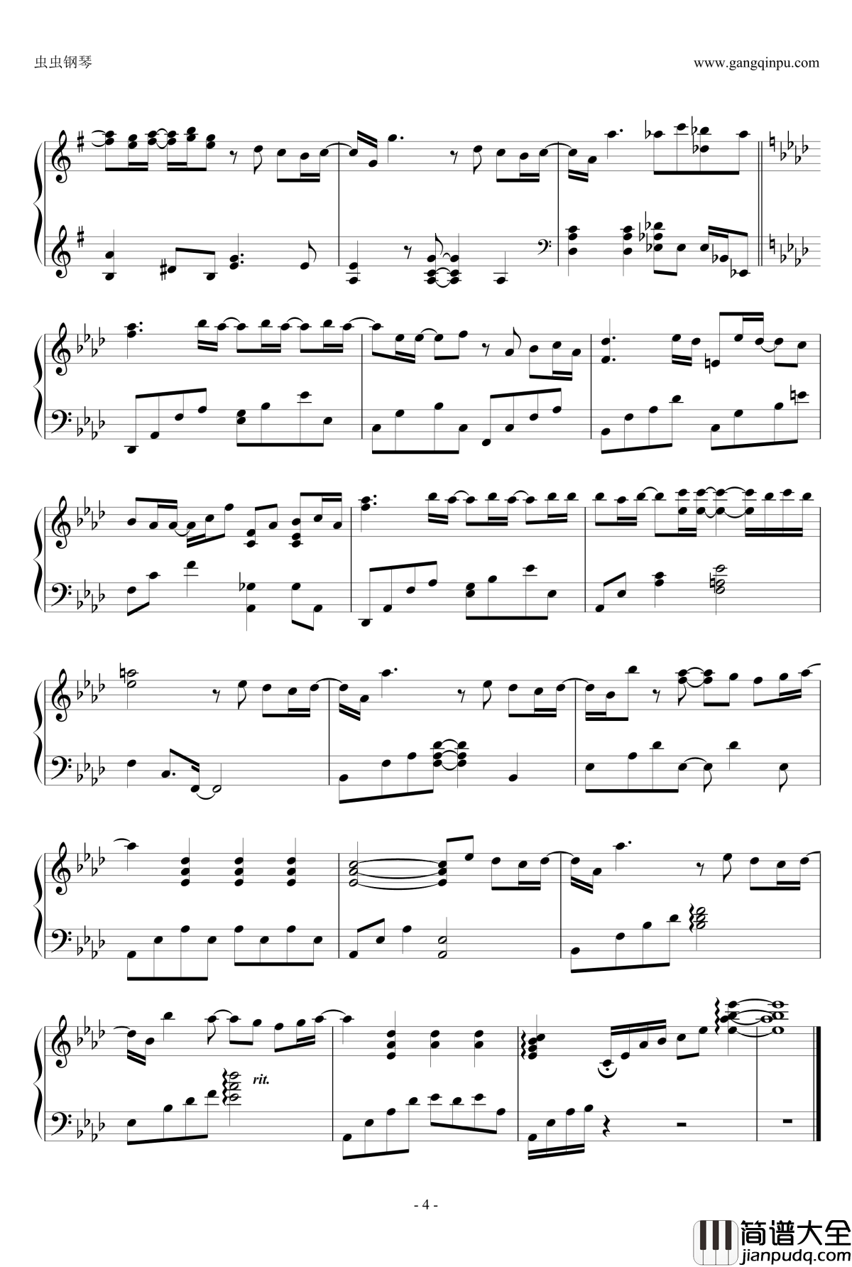 桜の木になろう钢琴谱_变成樱花树_AKB48