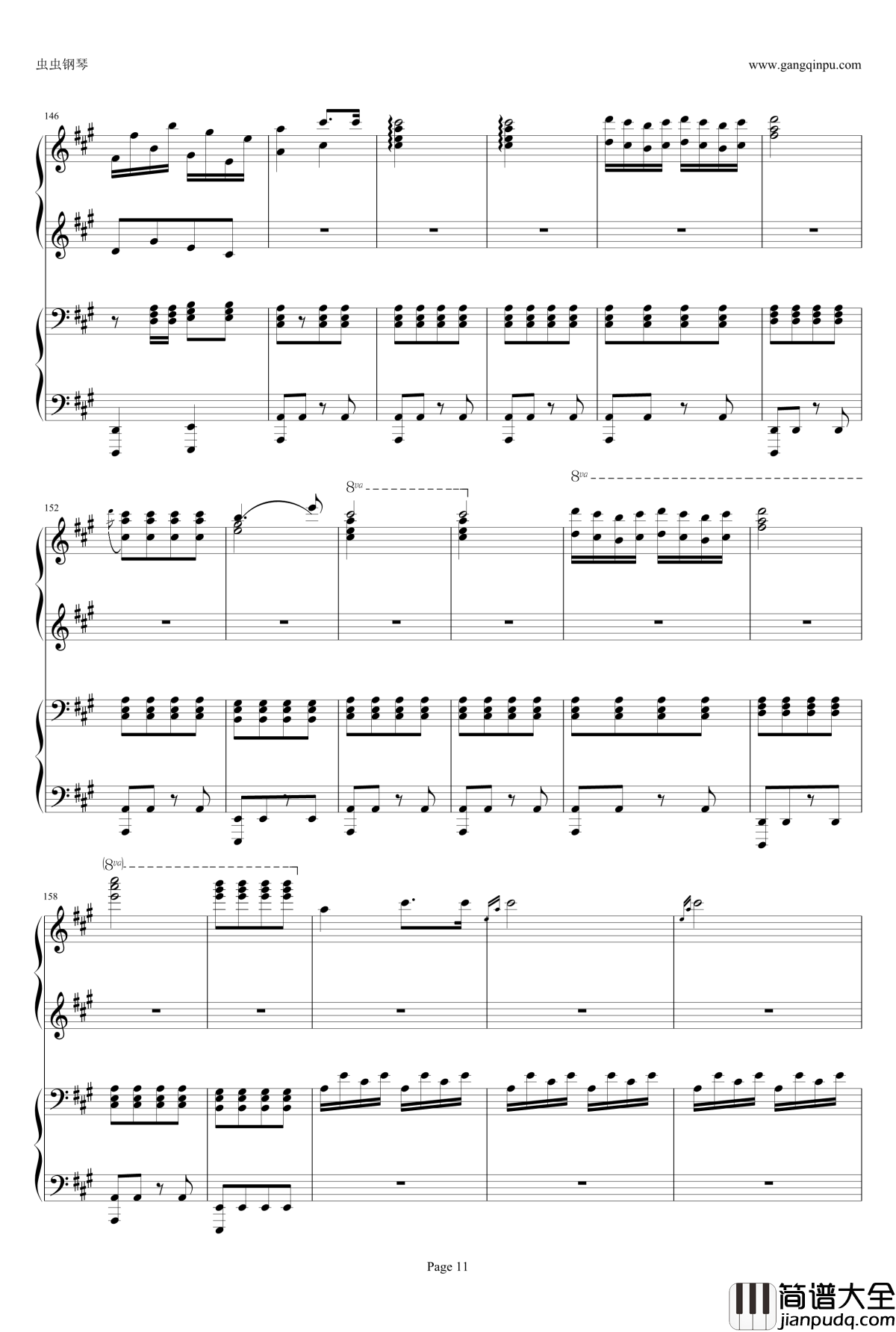 土耳其进行曲四手钢琴谱_李云迪周杰伦版_莫扎特