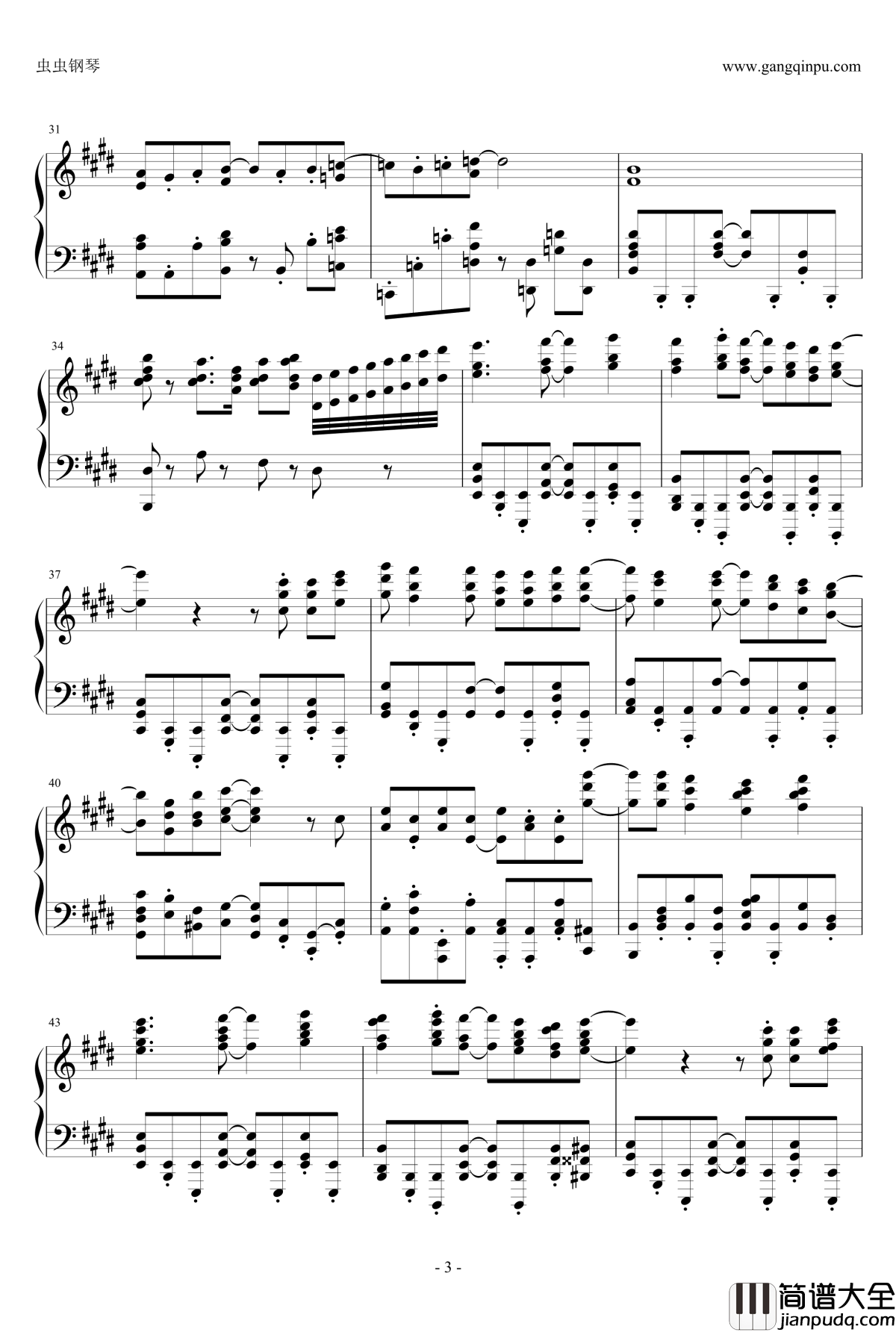 butter_fly钢琴谱_数码宝贝