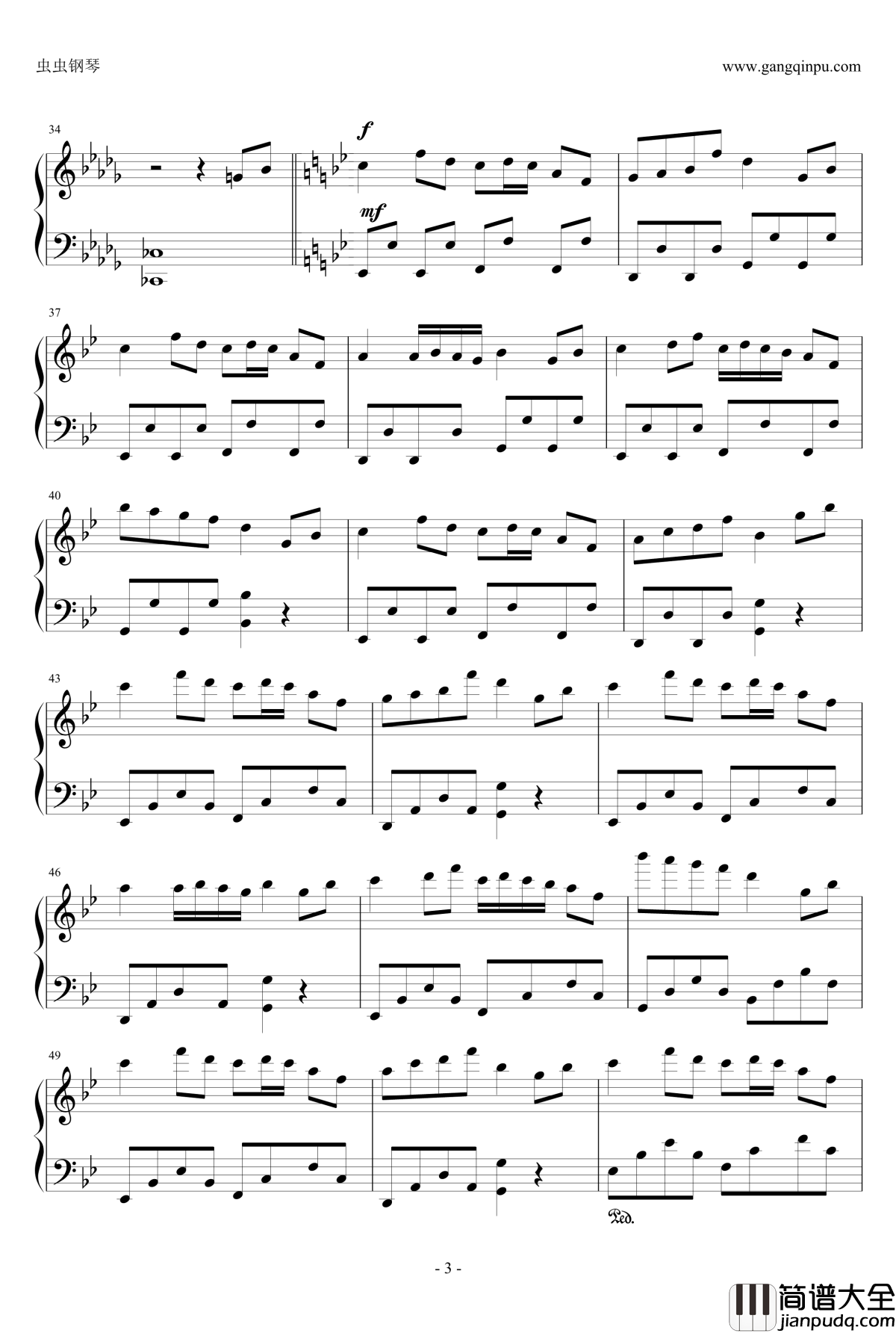 Sakura_Reflection钢琴谱_Ryu