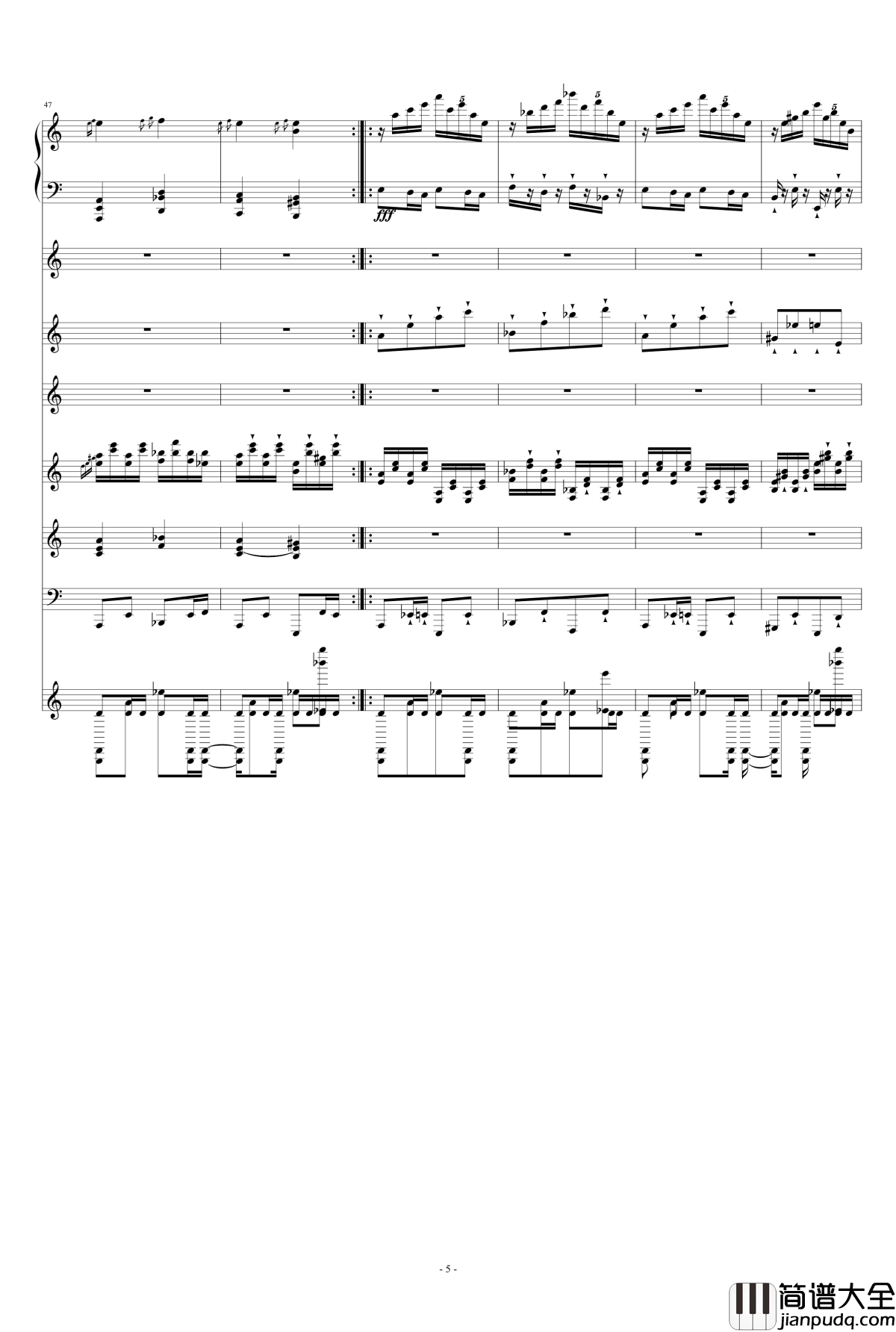 马之歌钢琴谱_2014新年贺曲_airoad