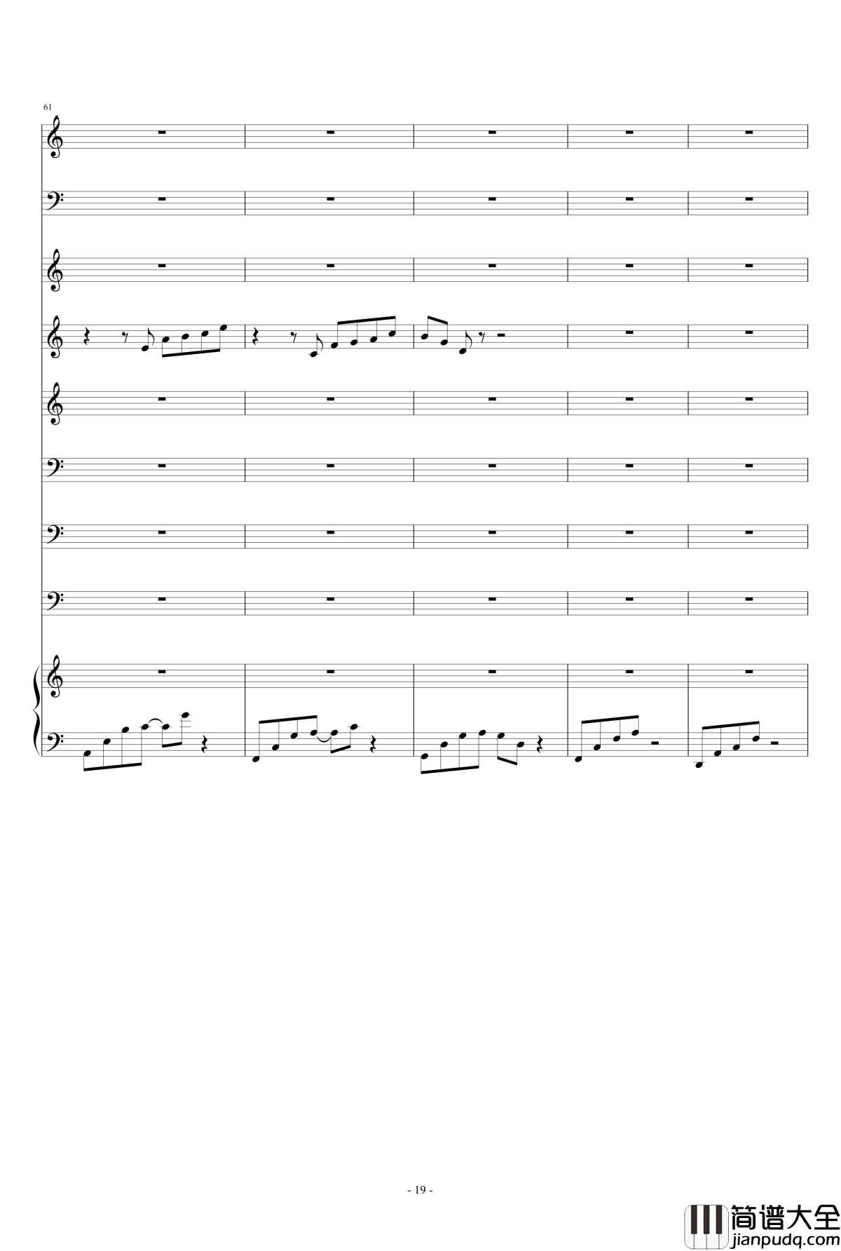 幸福港钢琴谱_Ｓòrγy