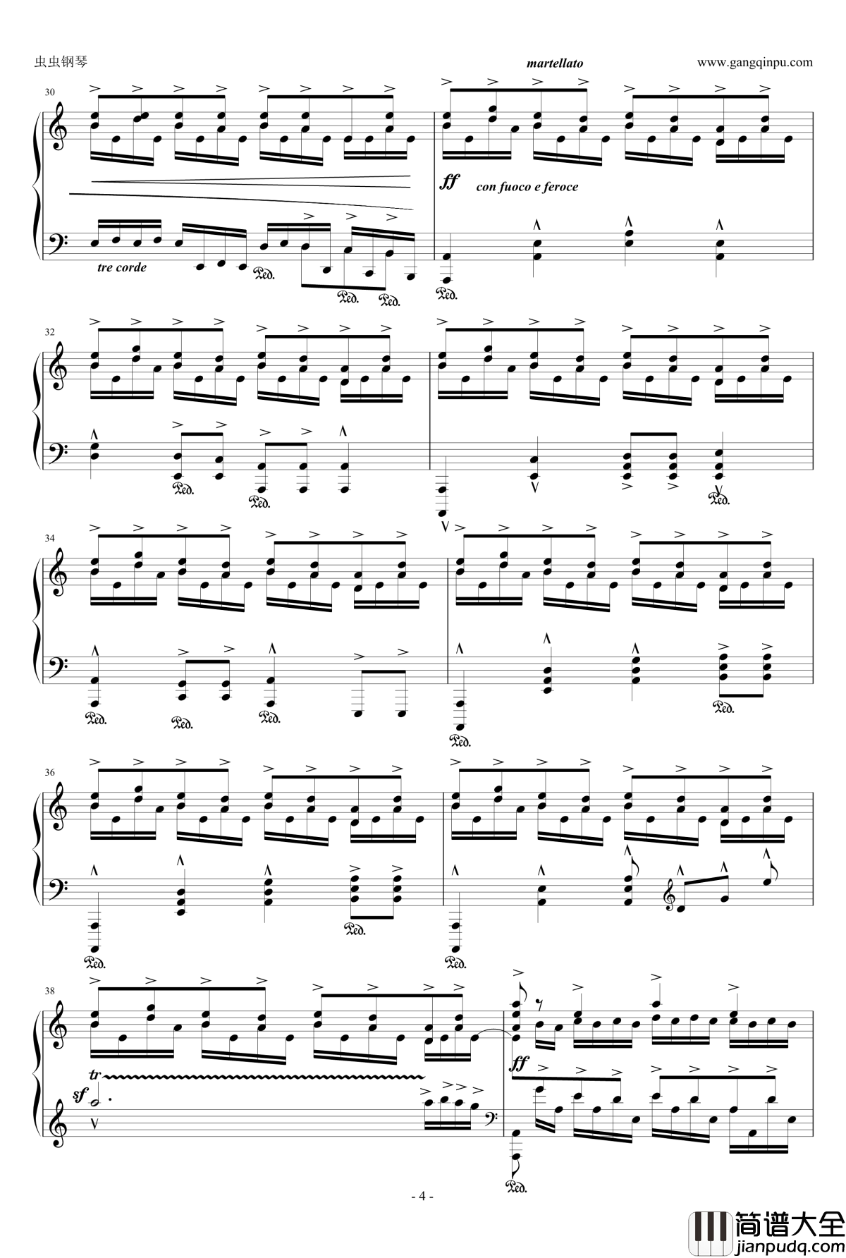 爪哇组曲钢琴谱_戈多夫斯基