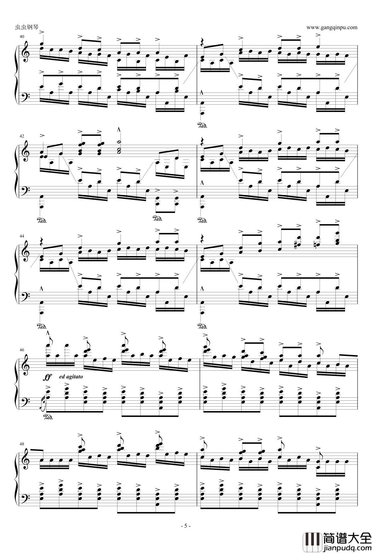 爪哇组曲钢琴谱_戈多夫斯基