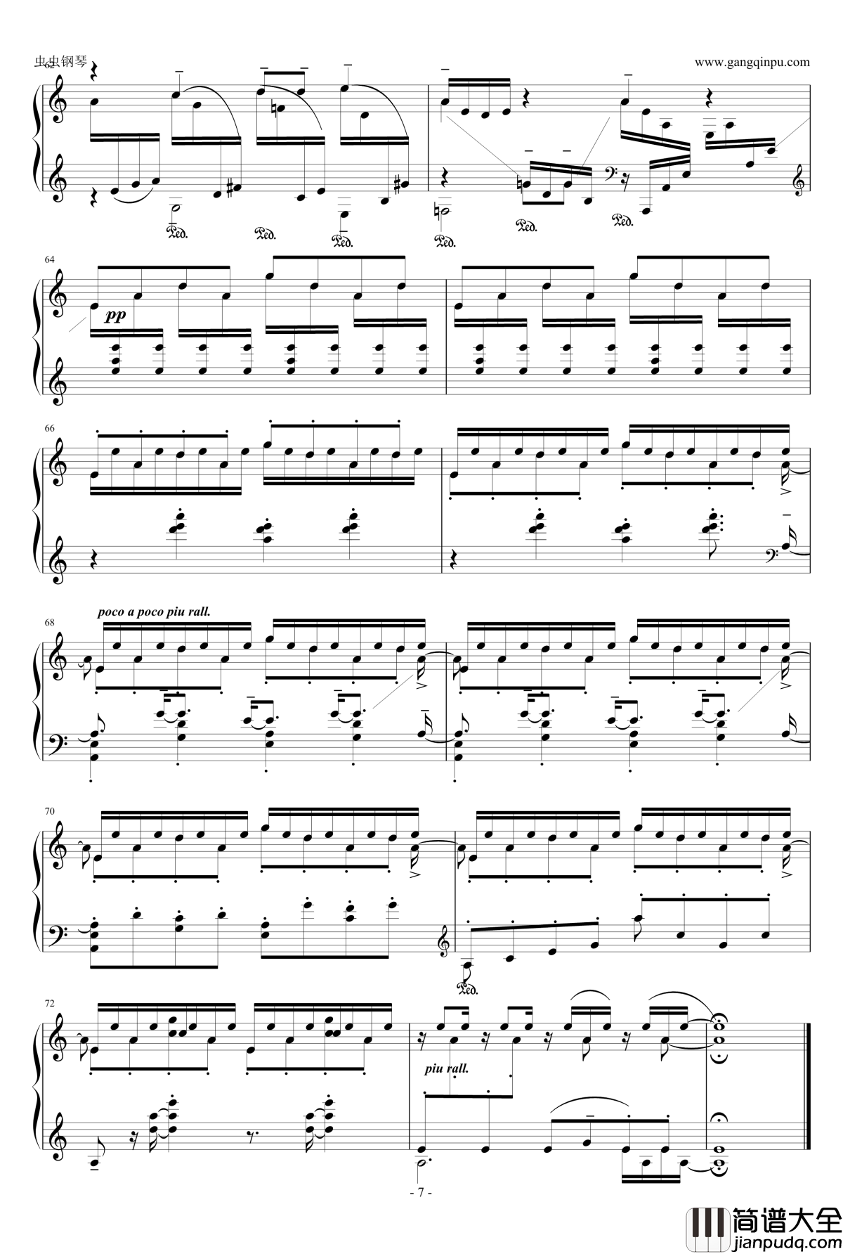 爪哇组曲钢琴谱_戈多夫斯基