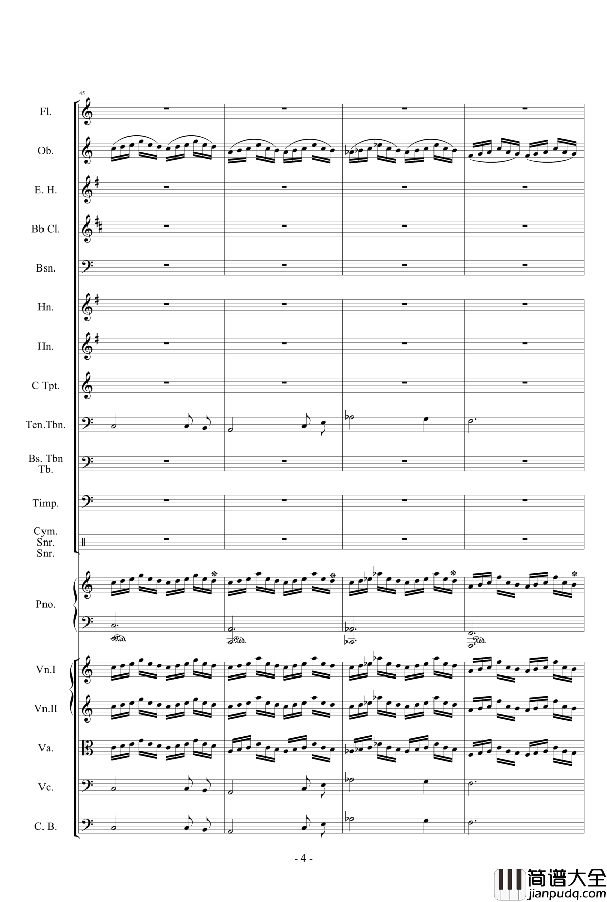 海上的阳光钢琴谱_为钢琴和管弦乐团而作_10572578