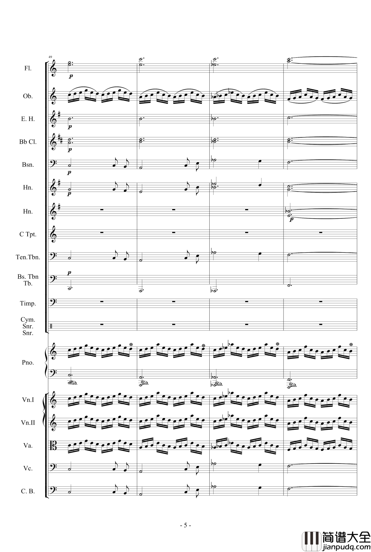 海上的阳光钢琴谱_为钢琴和管弦乐团而作_10572578