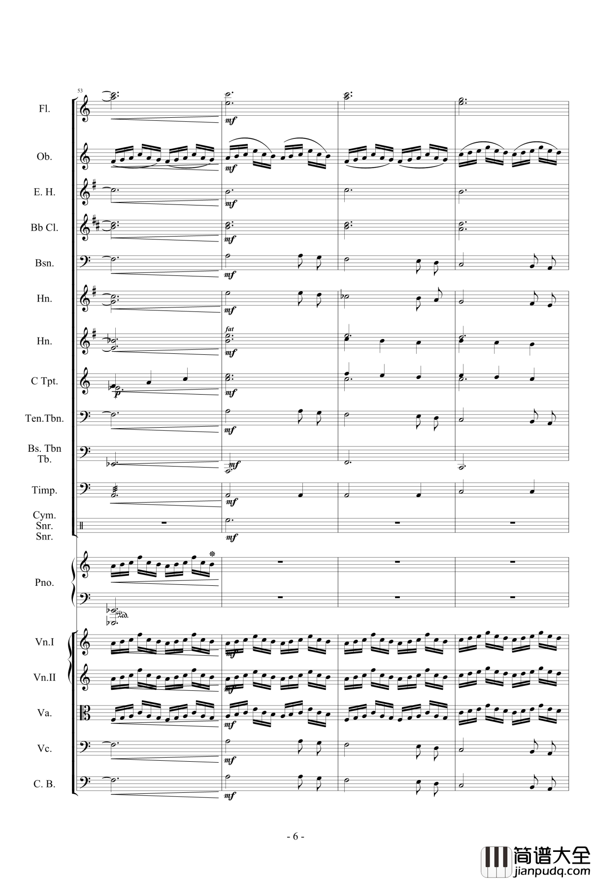 海上的阳光钢琴谱_为钢琴和管弦乐团而作_10572578