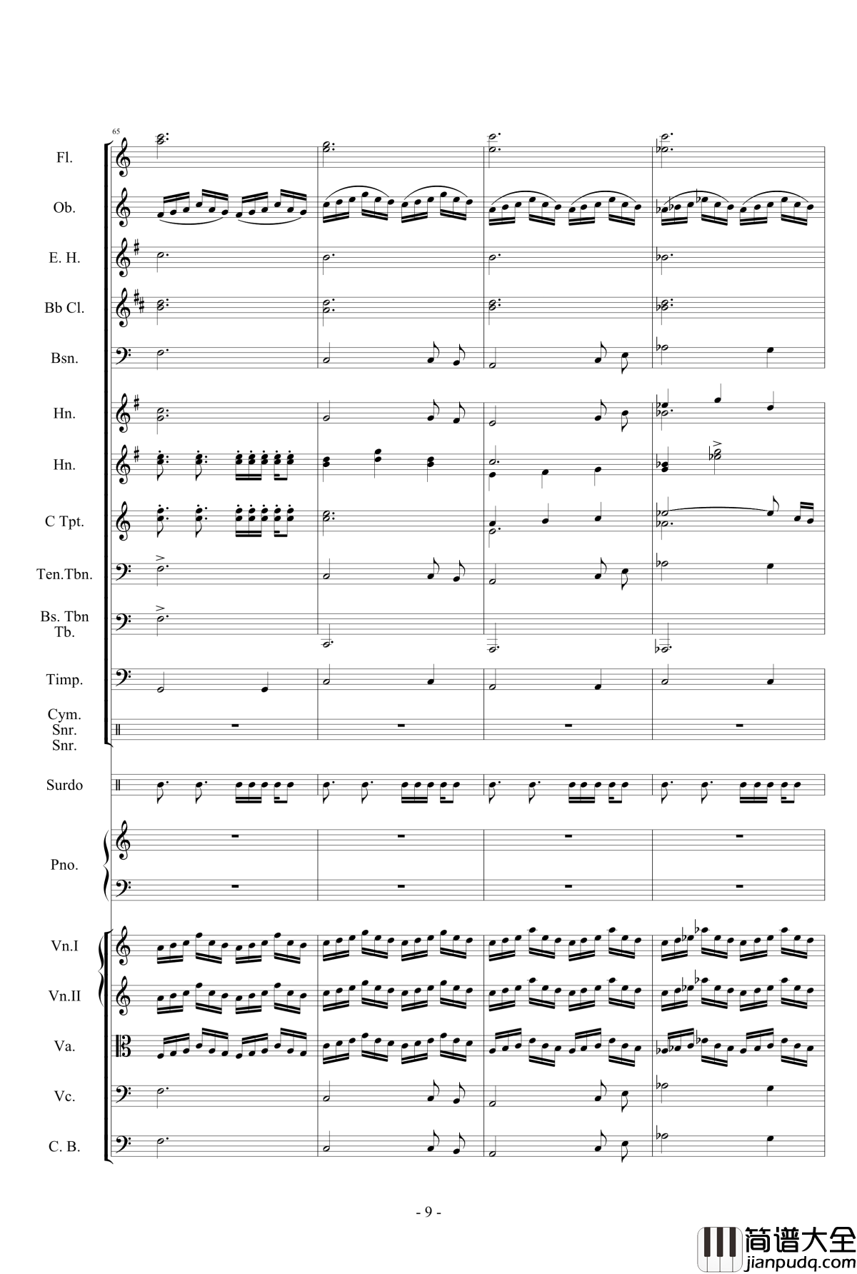 海上的阳光钢琴谱_为钢琴和管弦乐团而作_10572578