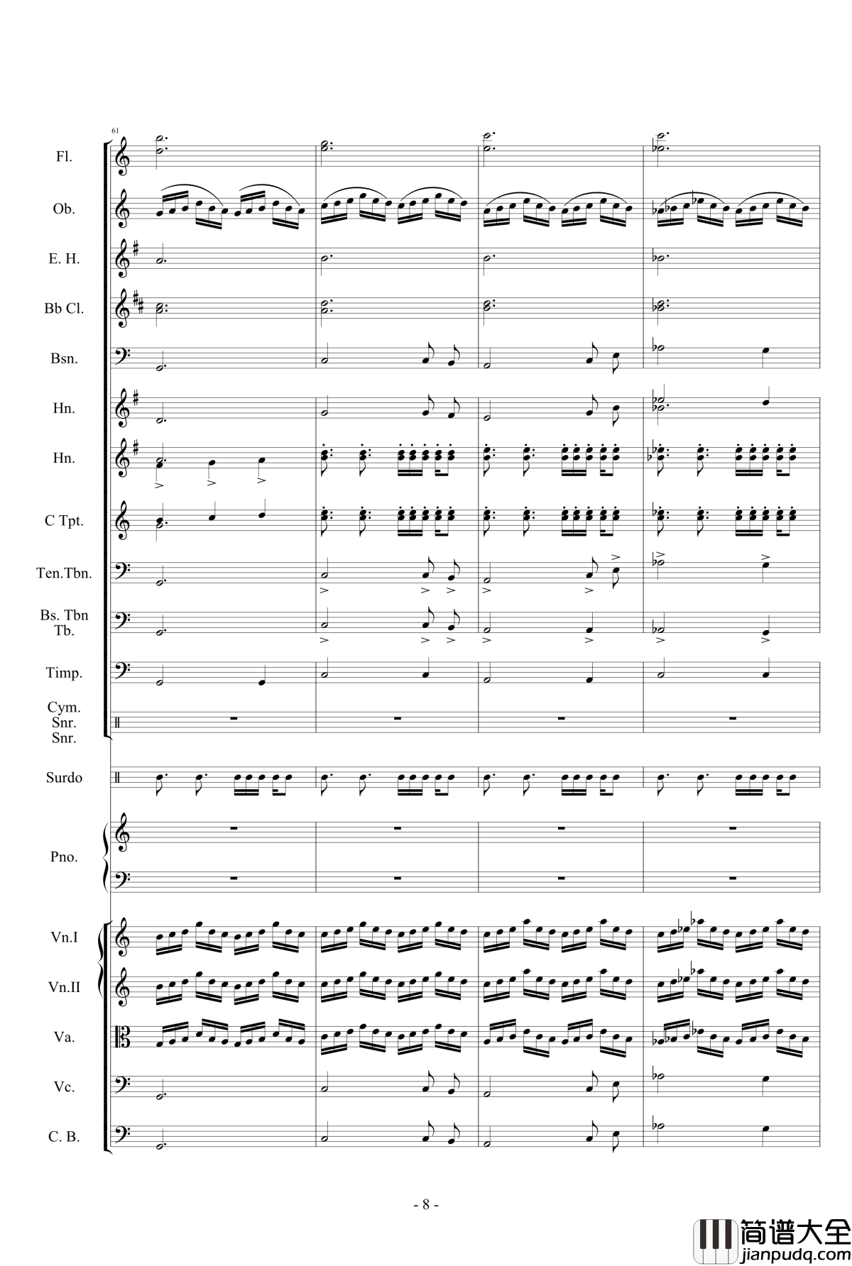 海上的阳光钢琴谱_为钢琴和管弦乐团而作_10572578