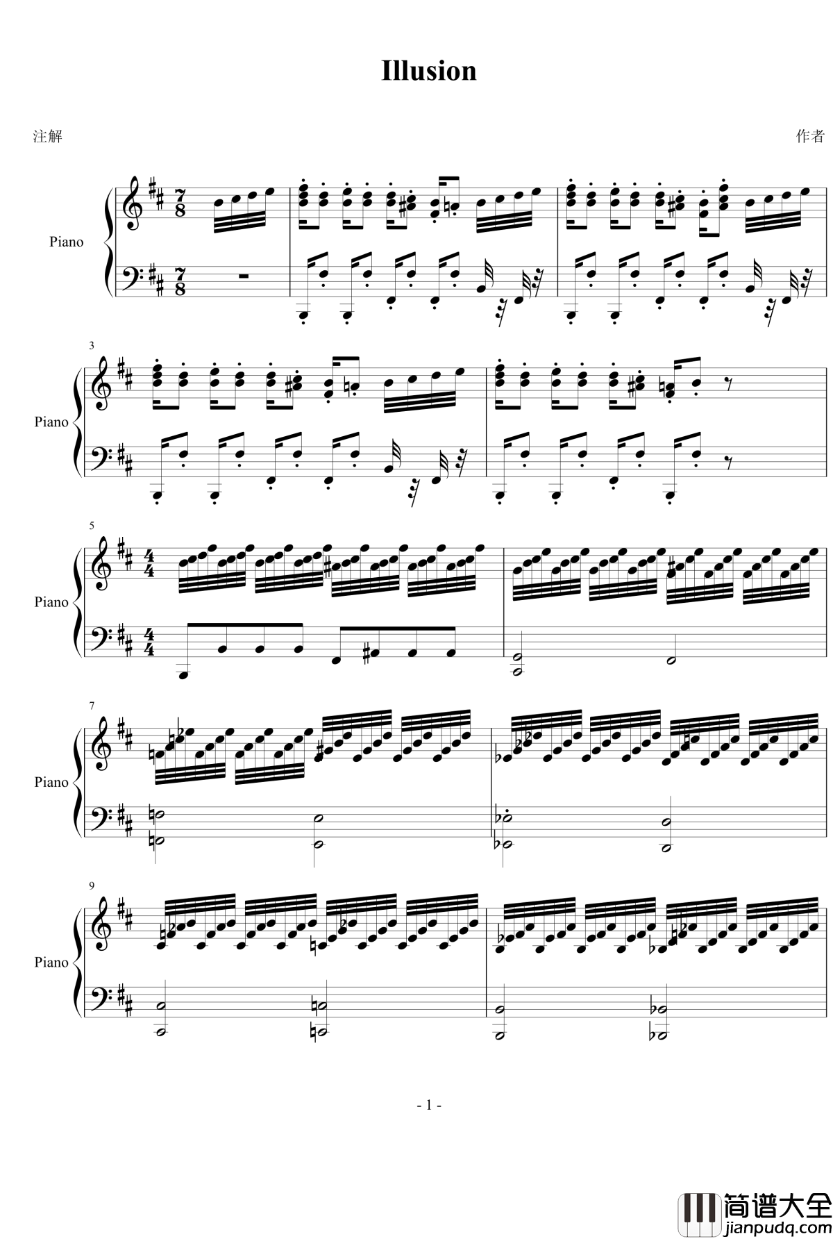 Illusion钢琴谱_1154105477