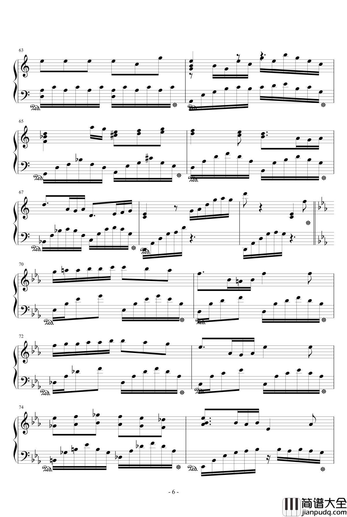 猜心钢琴谱_ellocz