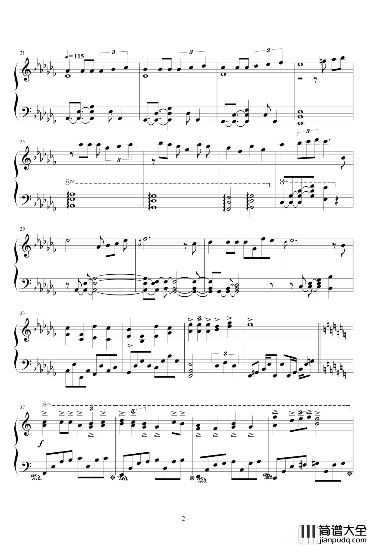 青春钢琴谱_题目什么别在意_zhzschool