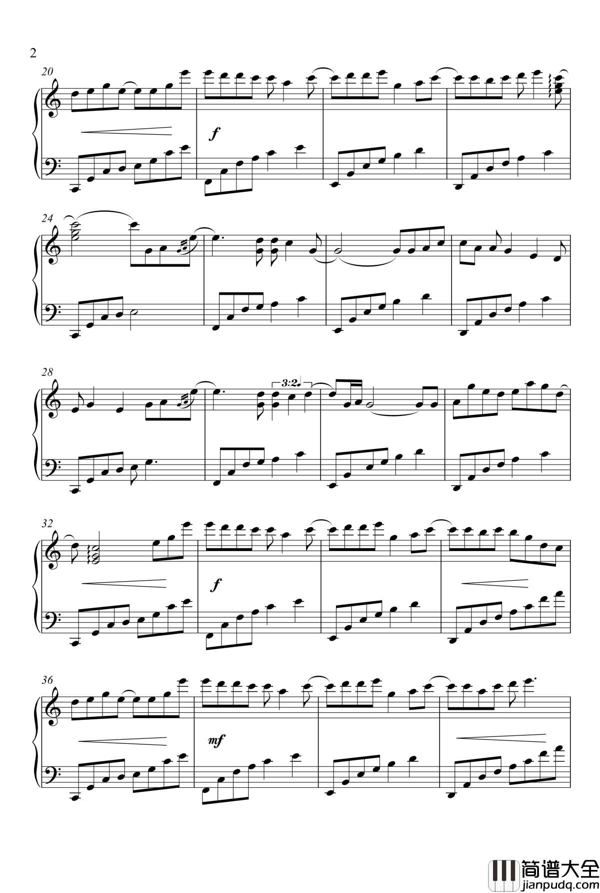 黎明的夜钢琴谱_曾帅