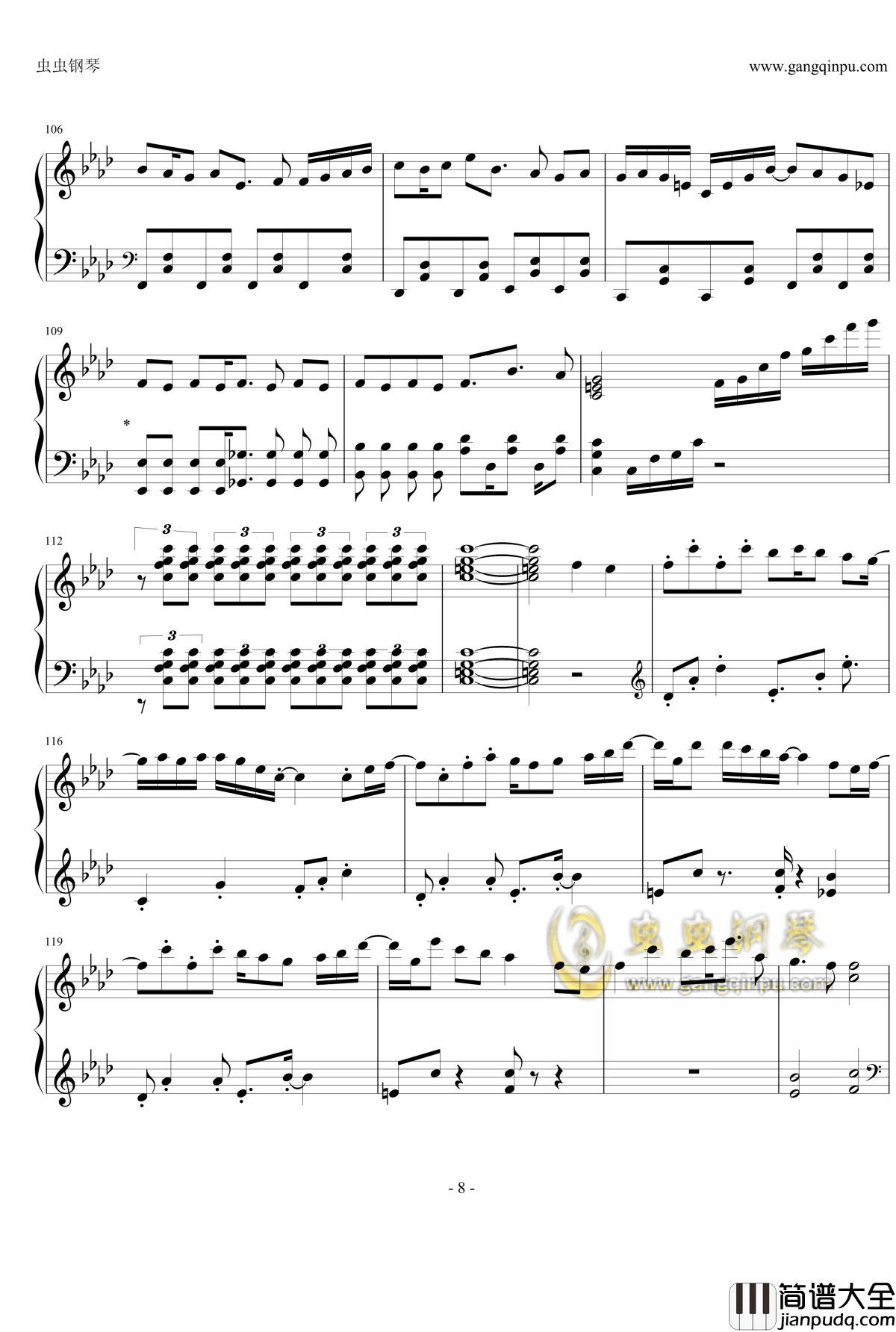 踊ル猫曰ク钢琴谱_触手猴_初音未来