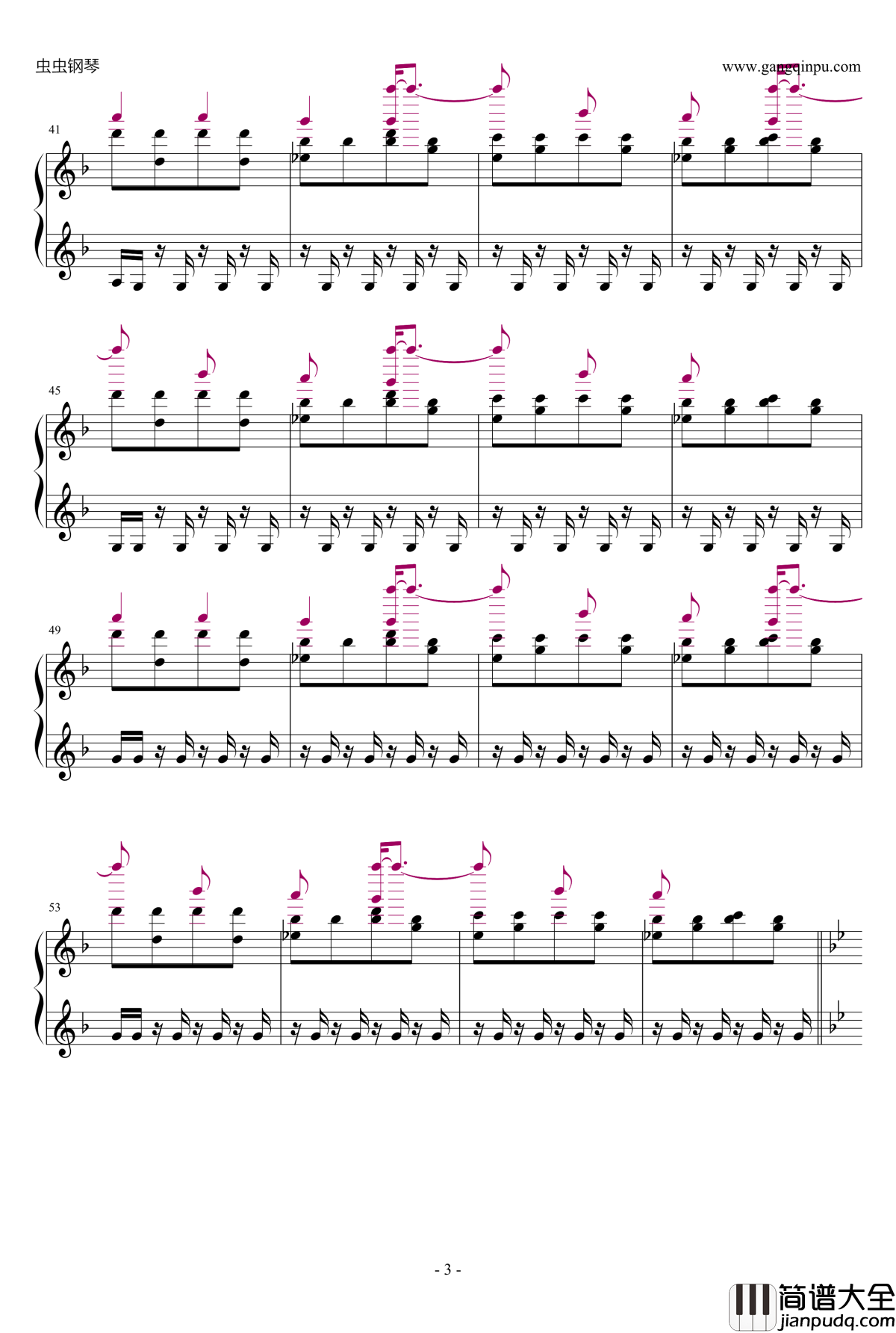 寂静岭背景音乐Promise钢琴谱_Reprise_寂静岭