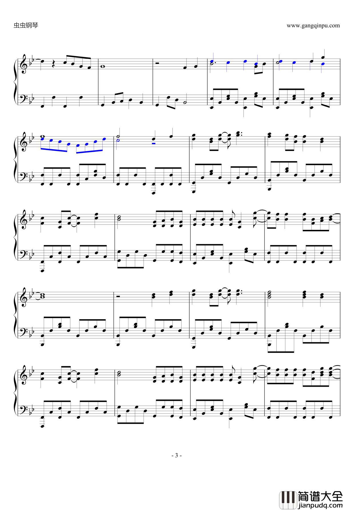 山河永幕钢琴谱_河图