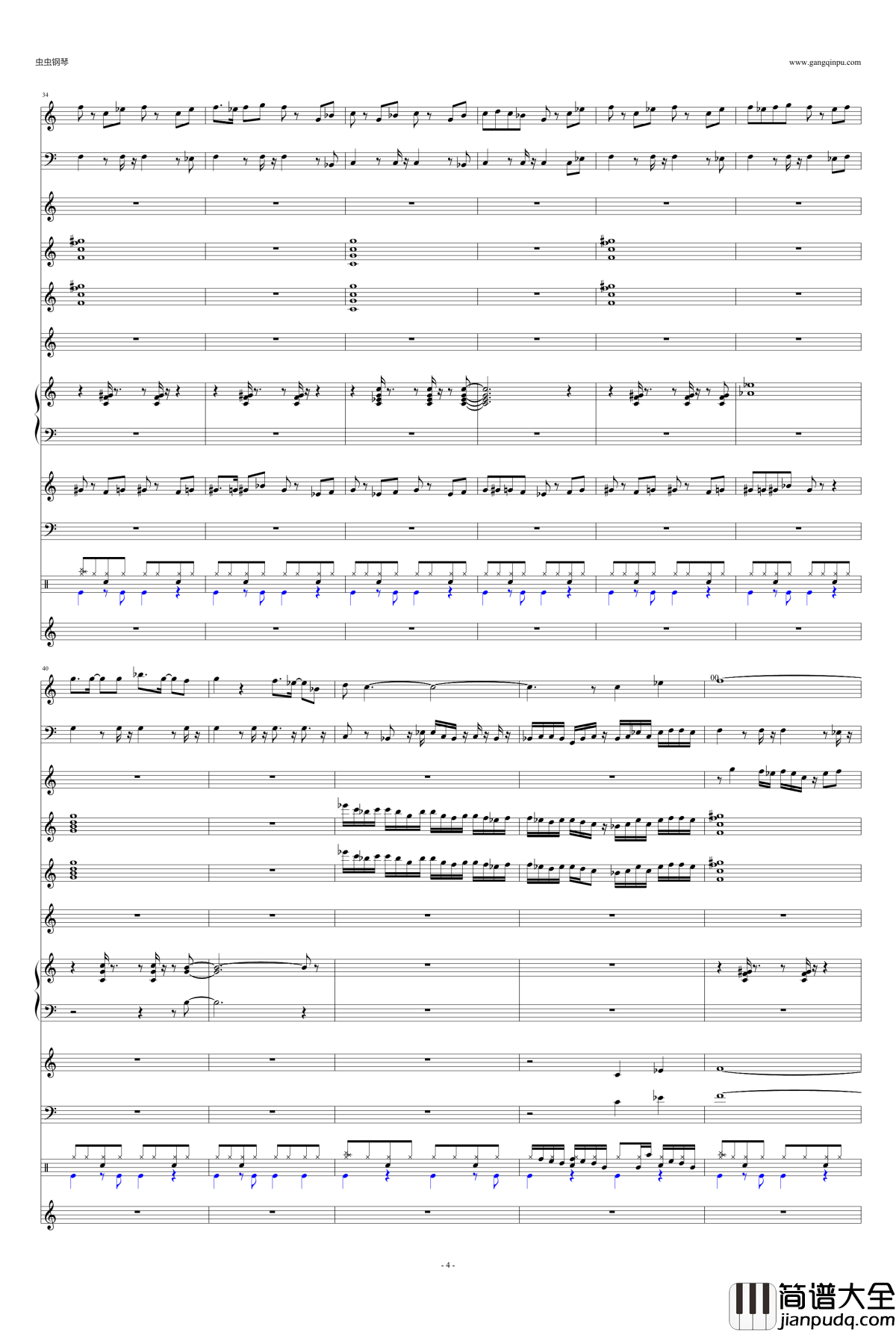 好姑娘钢琴谱_李晓杰