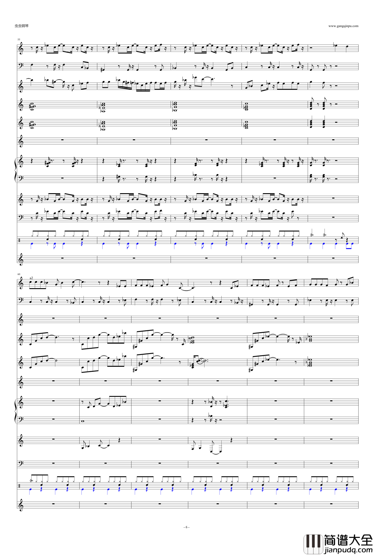 好姑娘钢琴谱_李晓杰