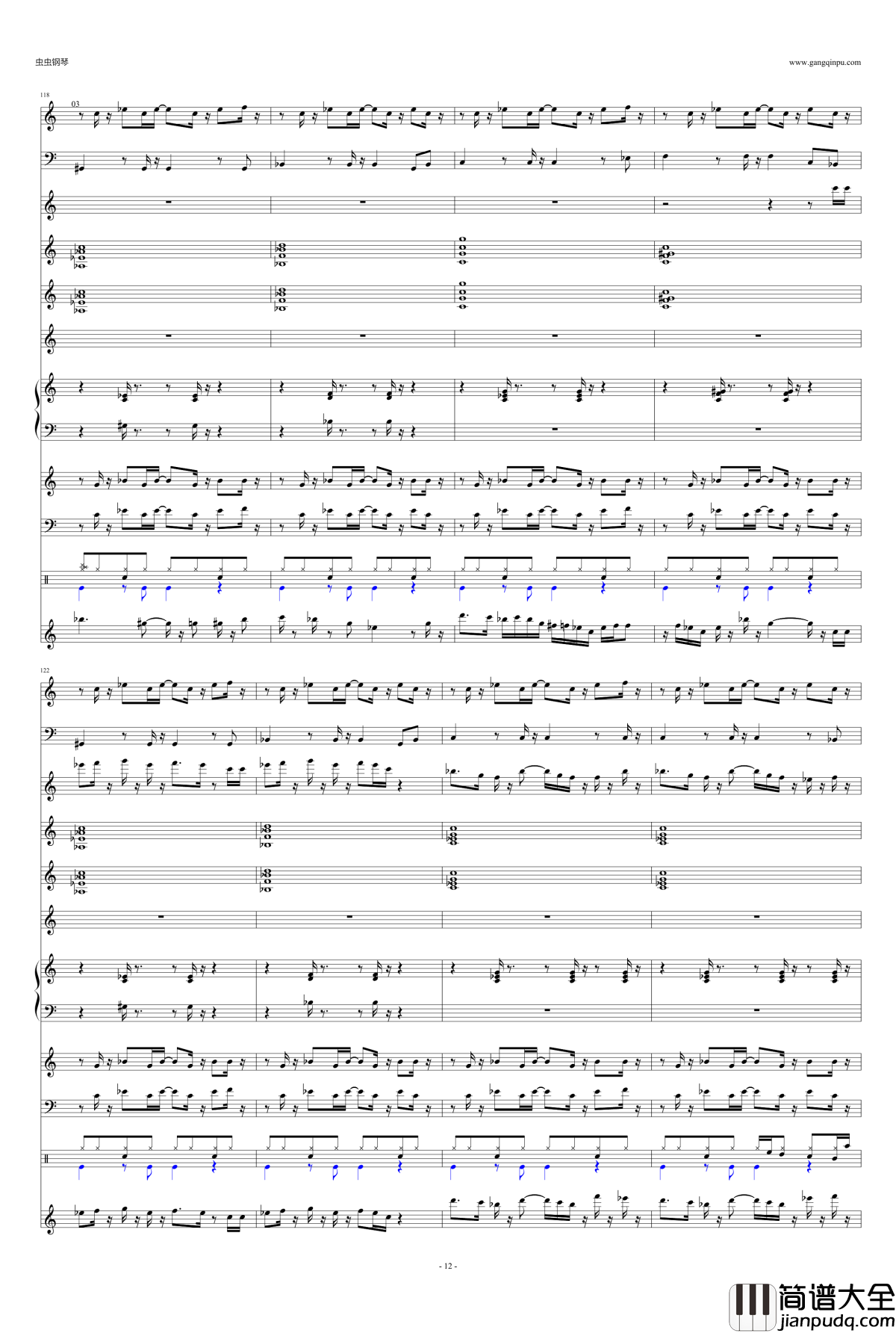 好姑娘钢琴谱_李晓杰