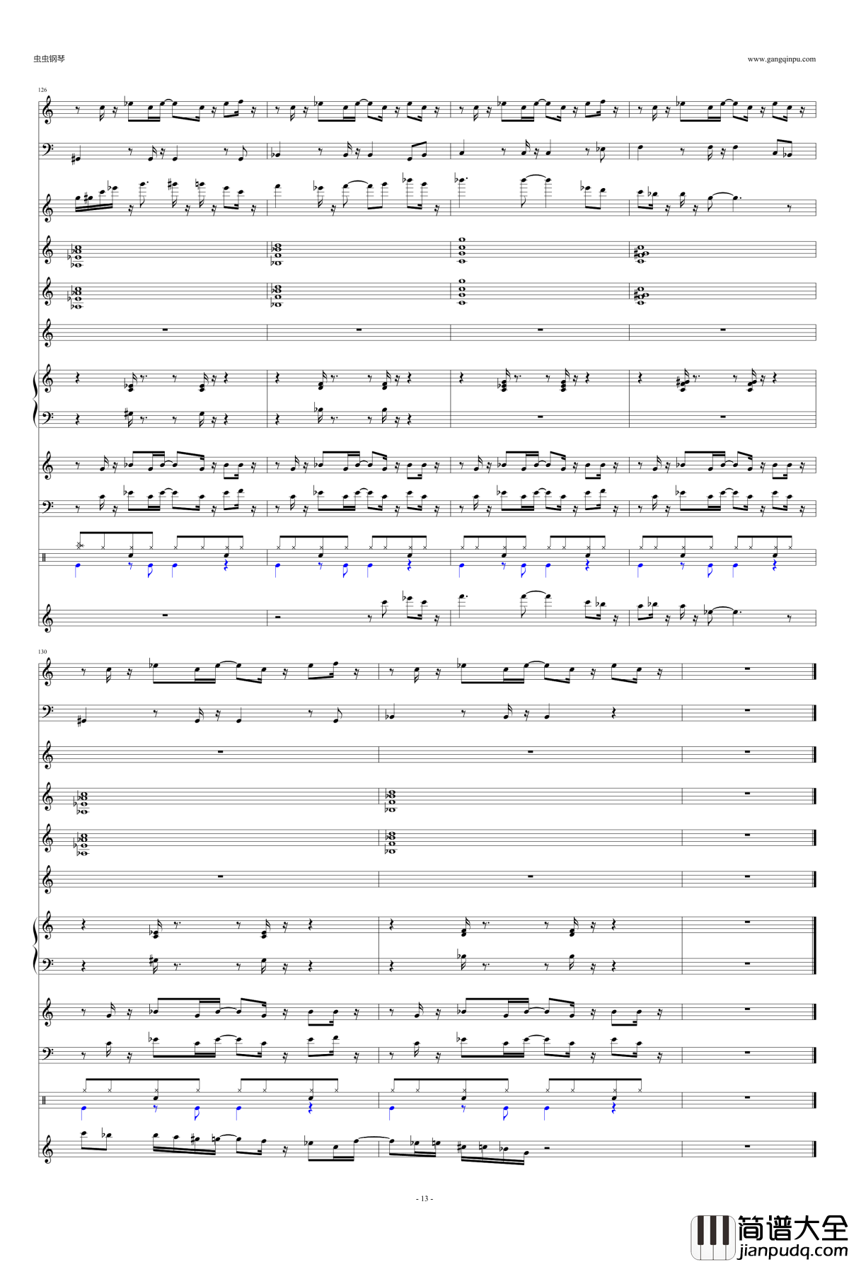 好姑娘钢琴谱_李晓杰