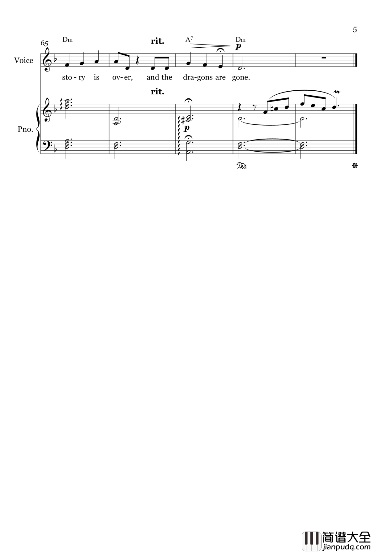 Tales_of_the_Tongue钢琴谱_老滚5_作废_上古卷轴