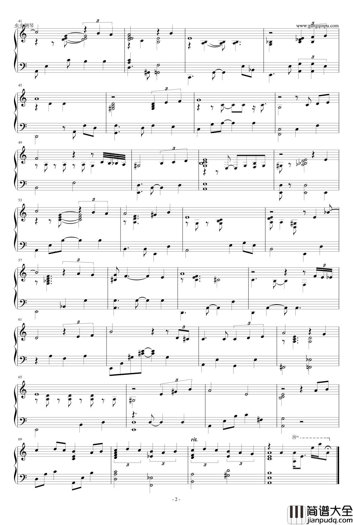 Black_Orpheus钢琴谱_独奏_Massimo_Faraò