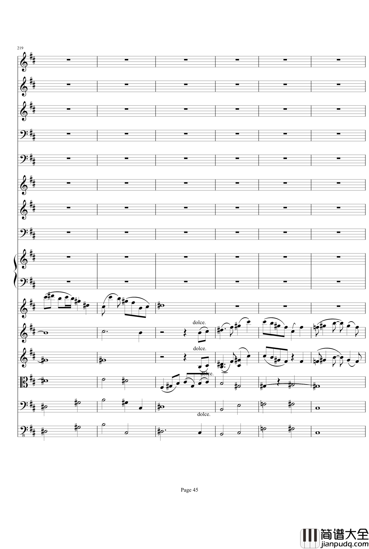 b小调小提琴协奏曲第三乐章钢琴谱_总谱_项道荣