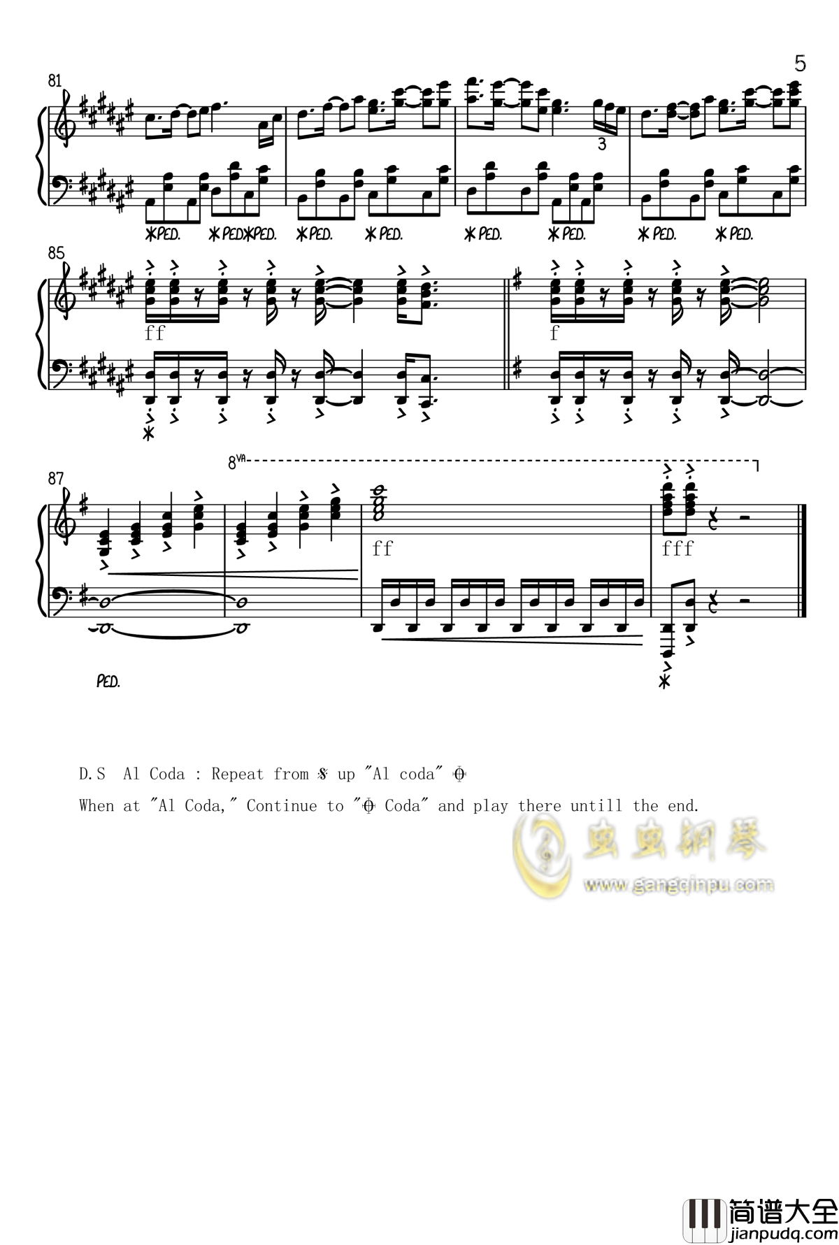 Parallel_Universe钢琴谱_逆動‧平行時空_Reverse‧__V.K