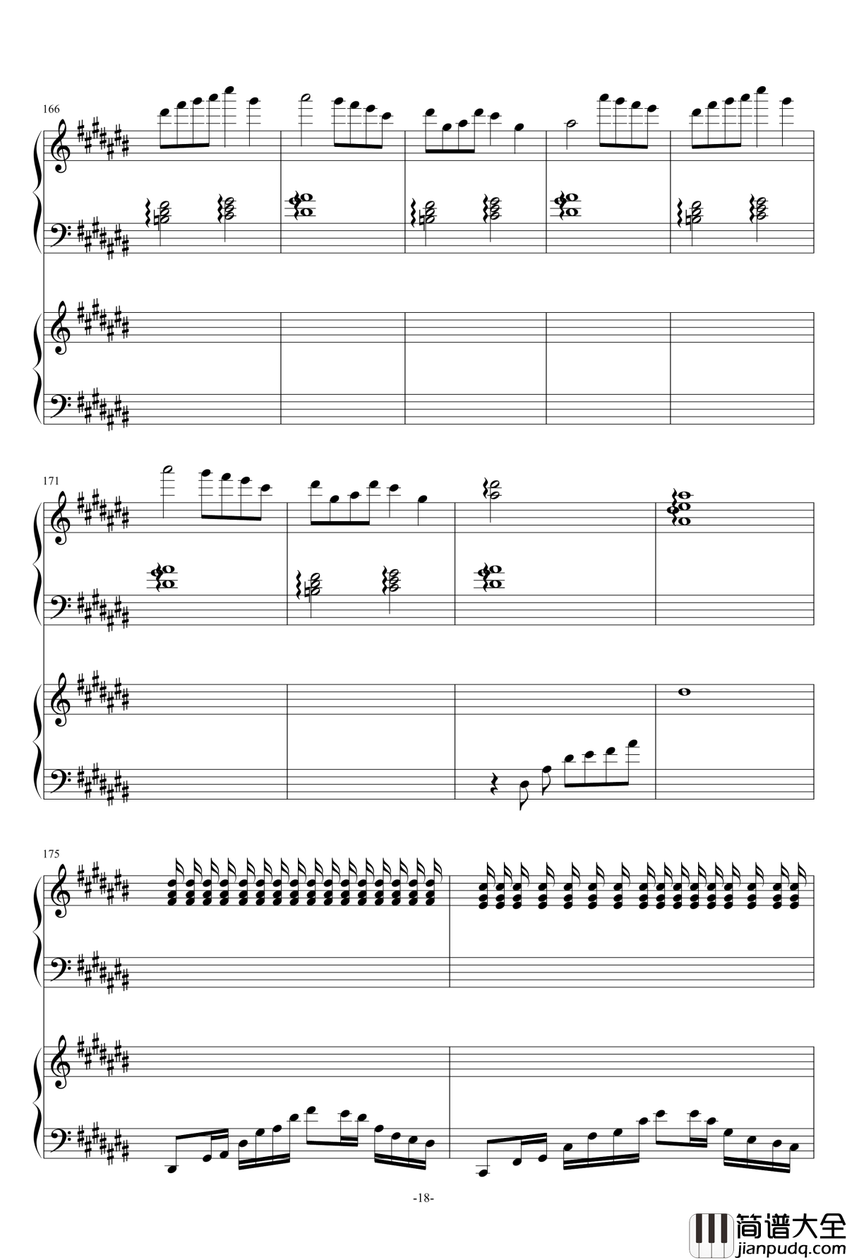 2135号组曲连弹钢琴谱_as2134