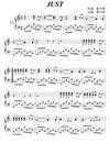 JUST钢琴谱_霍宇琛_吉他谱_钢琴谱_简谱