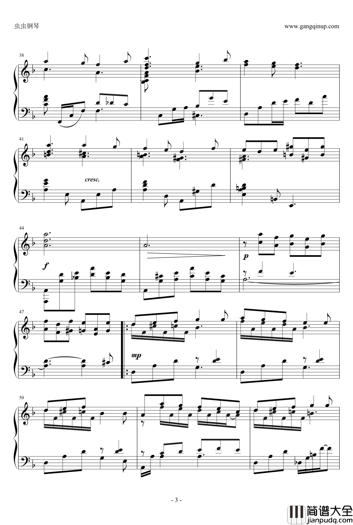 ローズオブメイ钢琴谱_Rose_of_May_最终幻想9