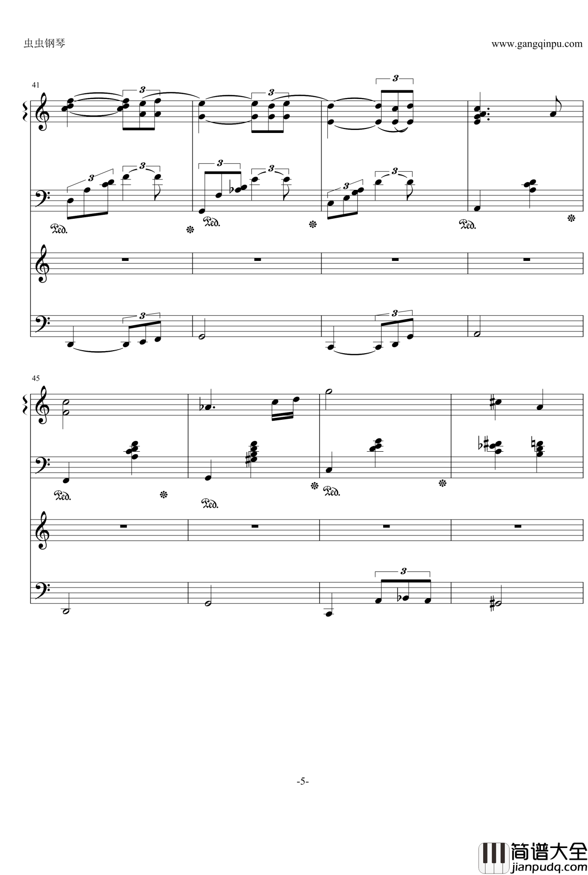 Un_été_sur_la_cote钢琴谱_French_Jazz_Benjamin_Biolay