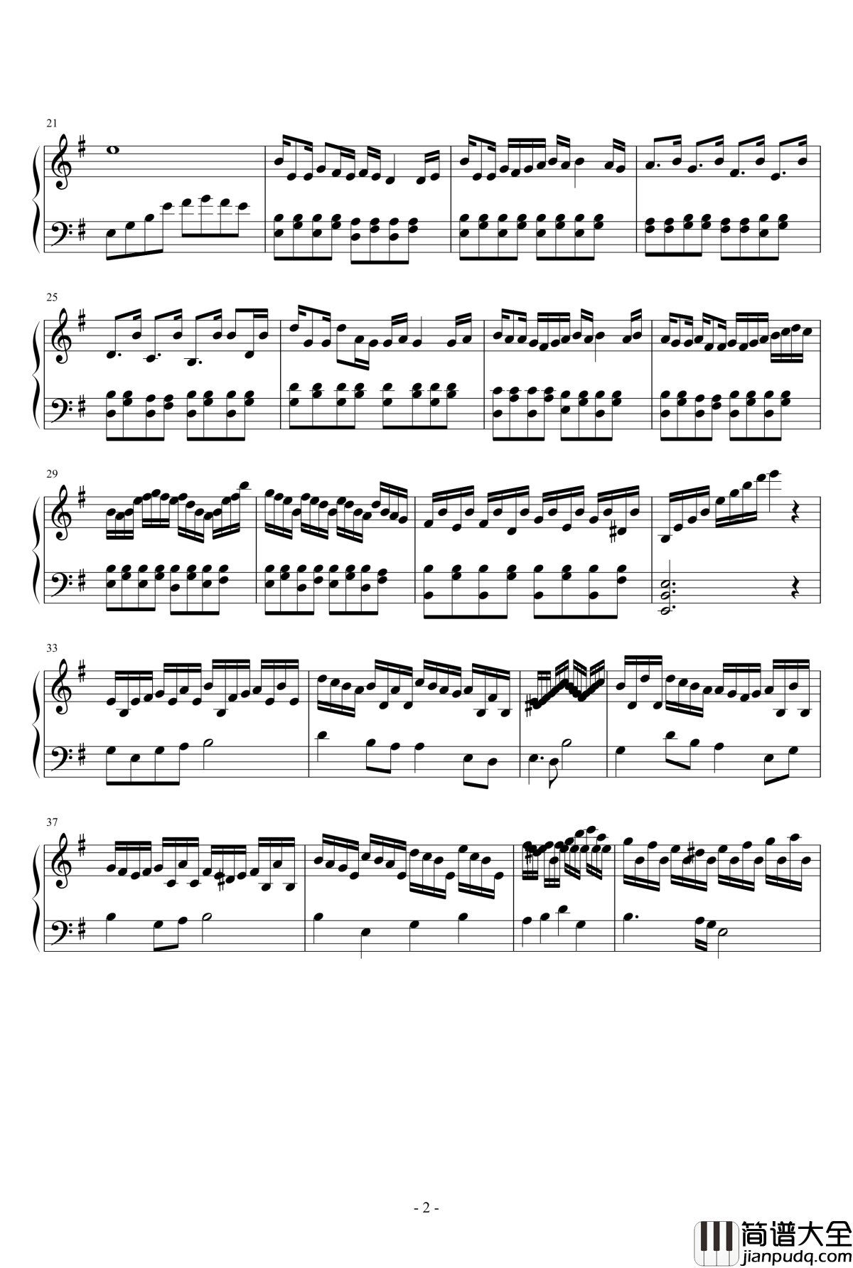 西湖印象曲钢琴谱_戴尚辉