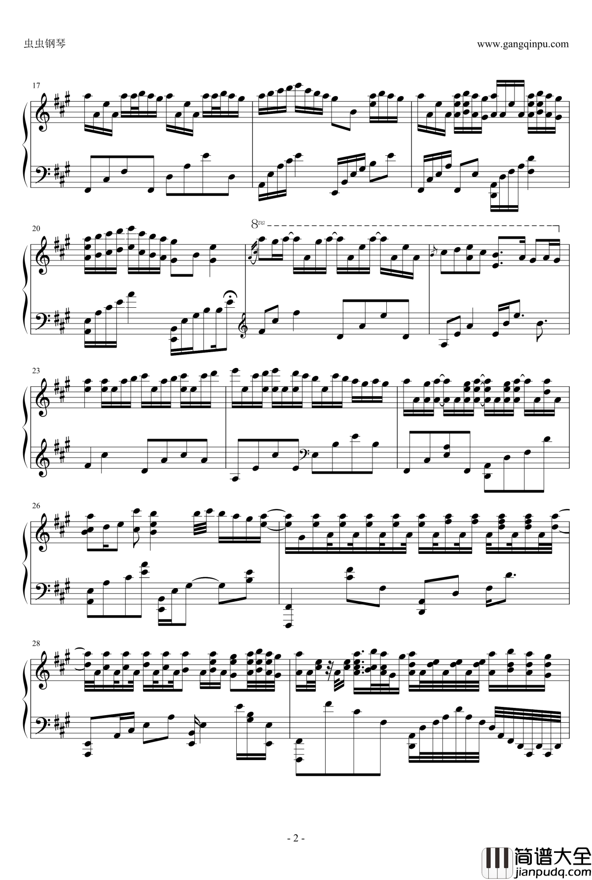 River_Flows_In_You钢琴谱_Kyle_Landry