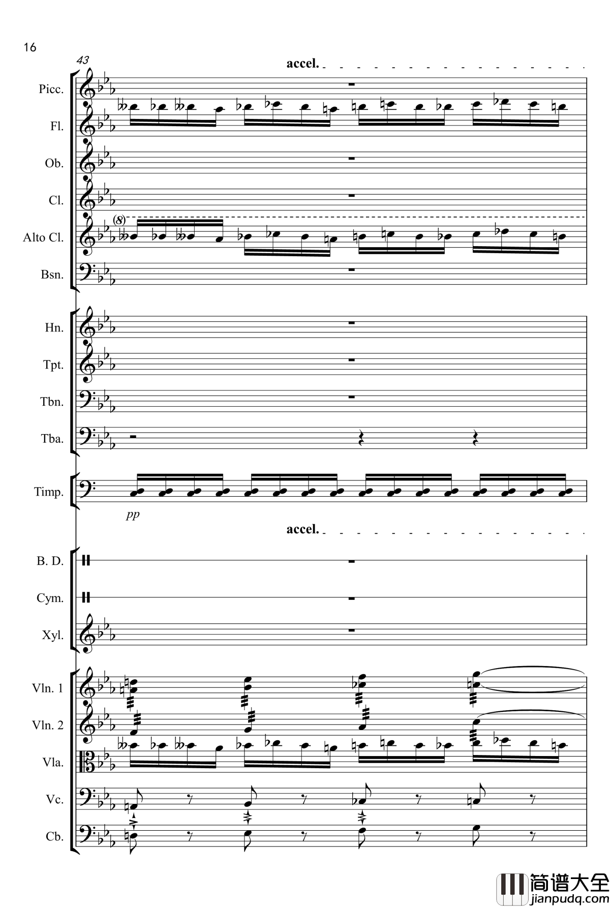 X进行曲钢琴谱_韩铭佑