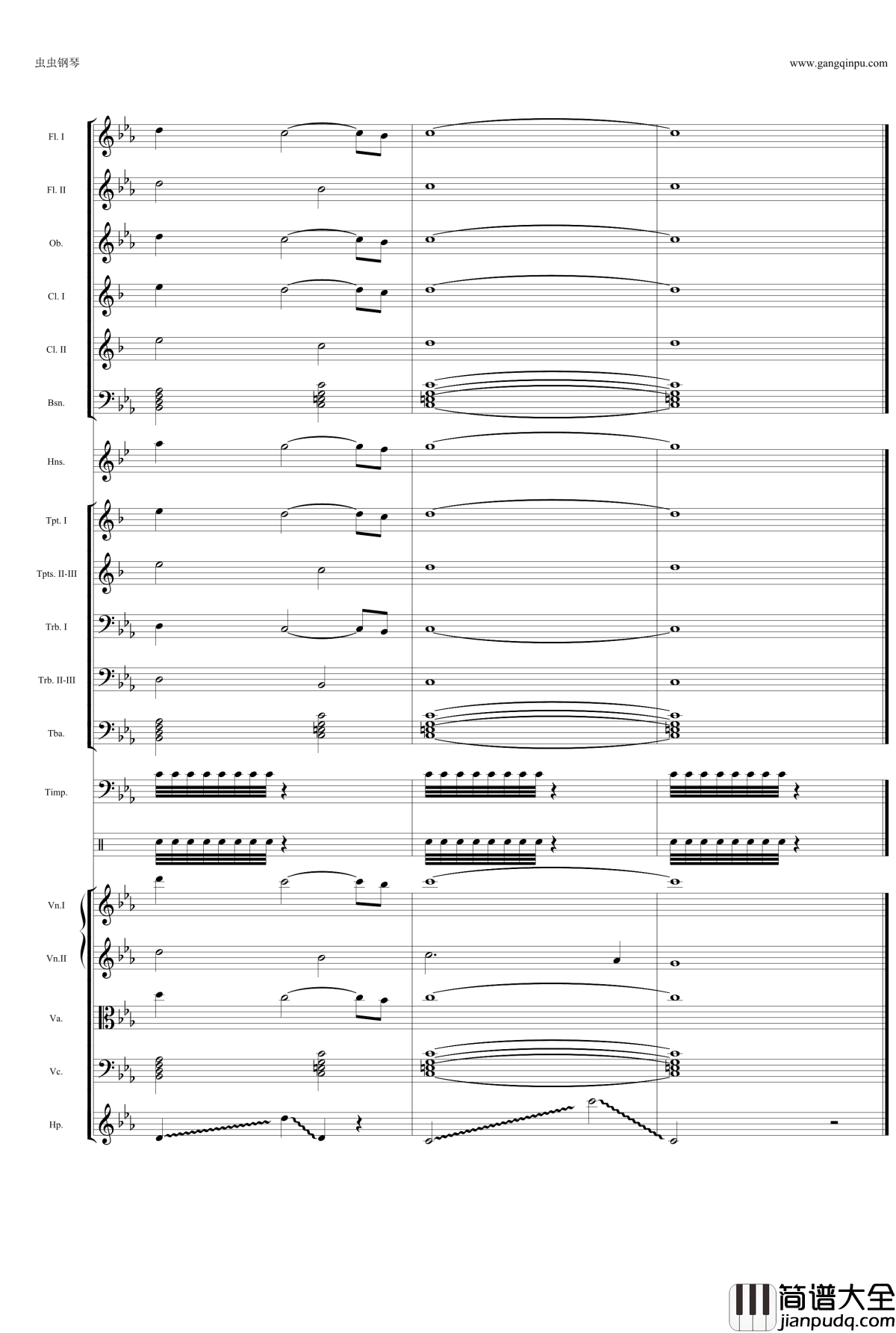 大航海时代4片头曲钢琴谱_大航海时代