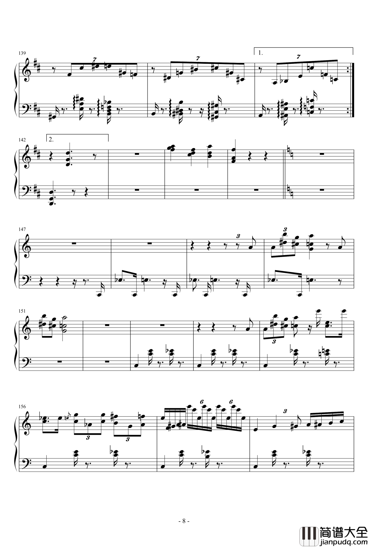 C大调圆舞曲part1钢琴谱_琴欲